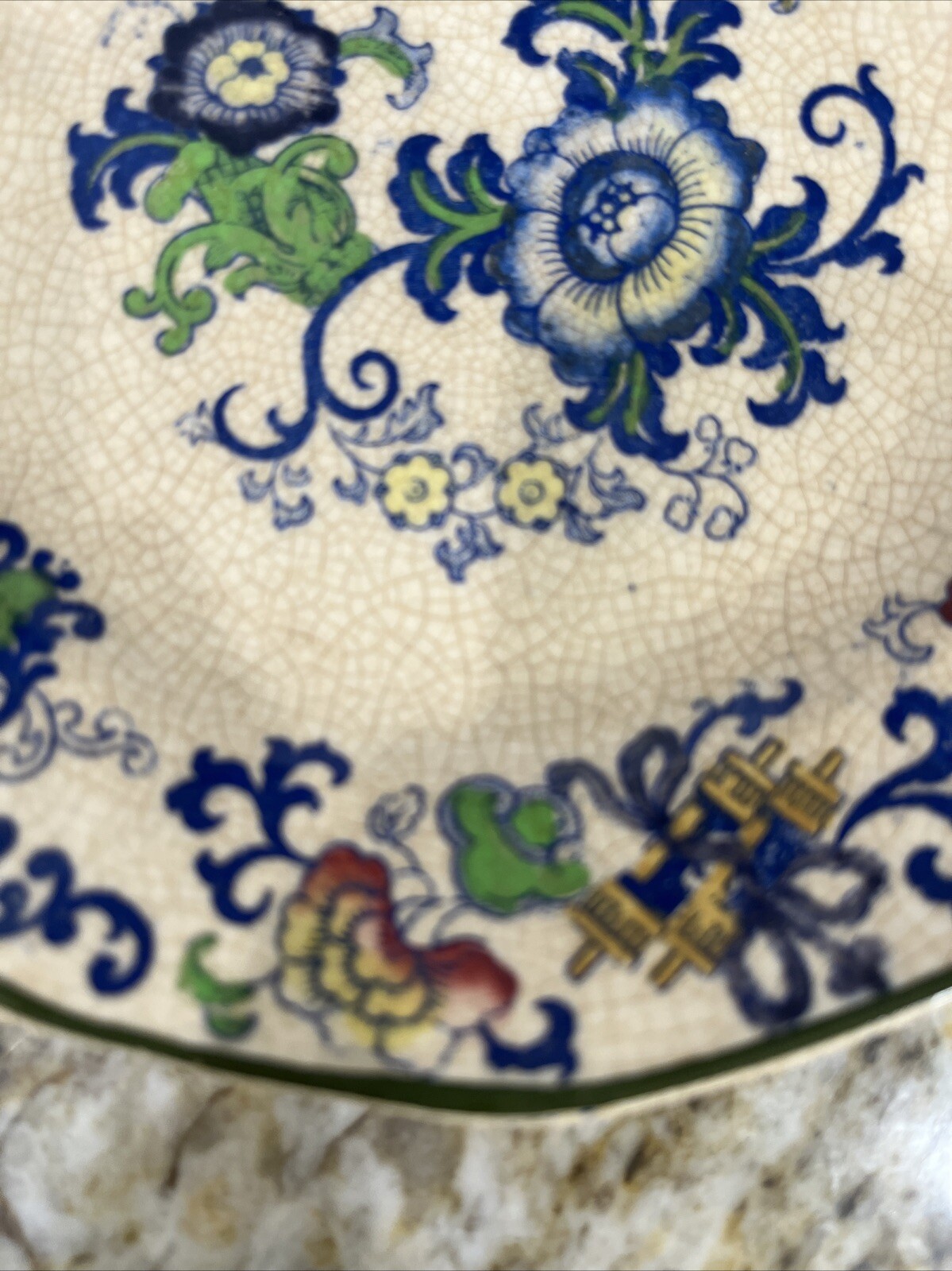 Antique Vtg Doulton of Burslem Salad Plate NANKIN 7 3/8″ circa 1912