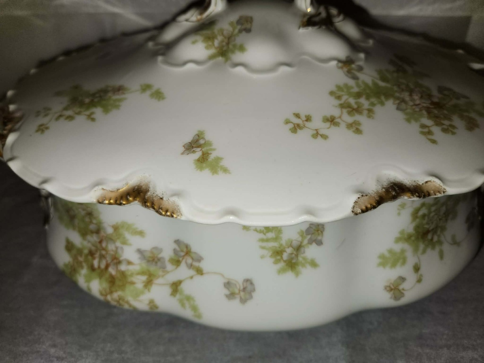 Haviland Limoges Montebello Covered Vegetable Dish France, 1890s Vintage Collect