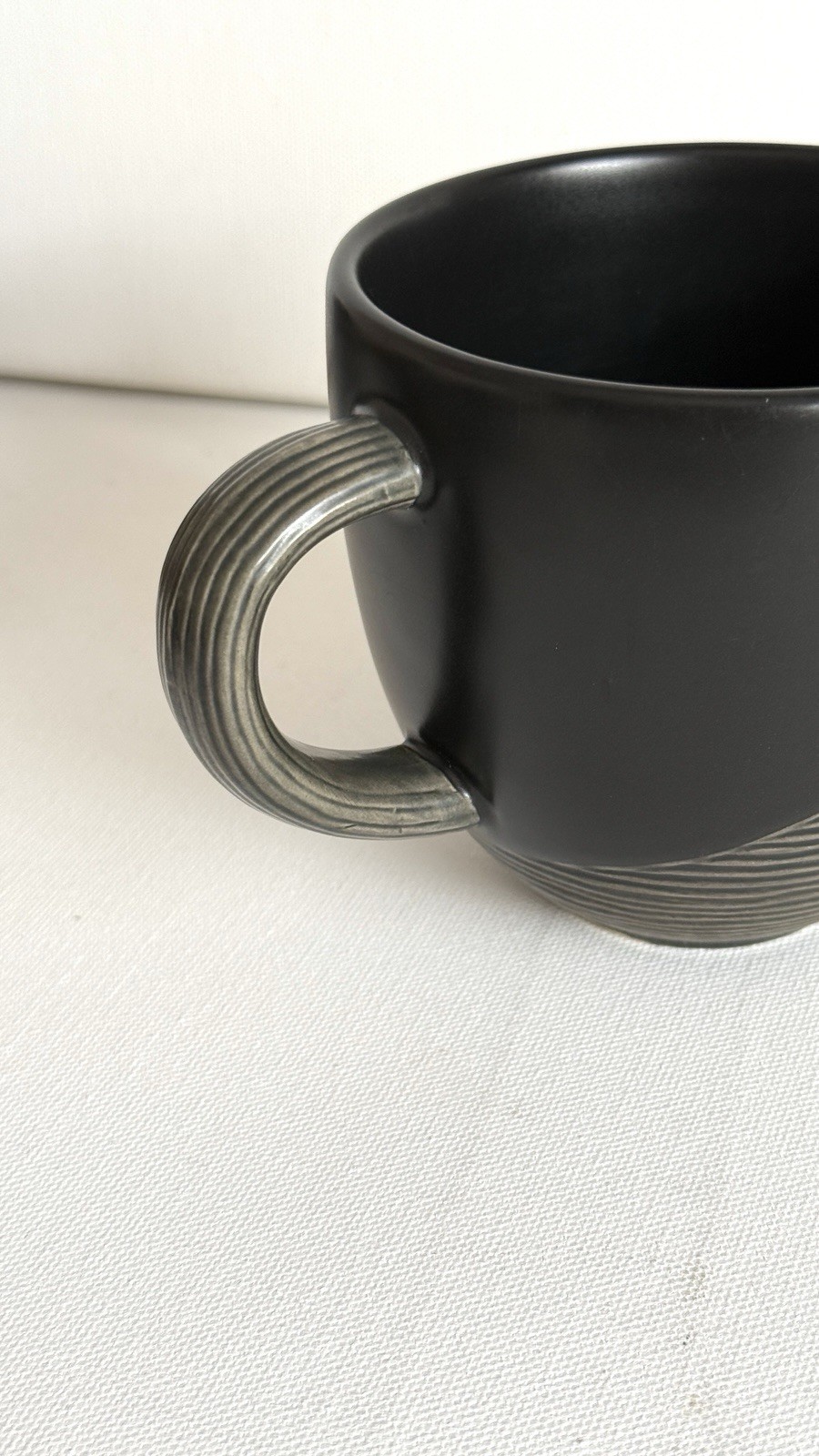 Pfaltzgraff Night Surf 4” Stoneware Coffee Mug Set of 4 Discontinued Pattern