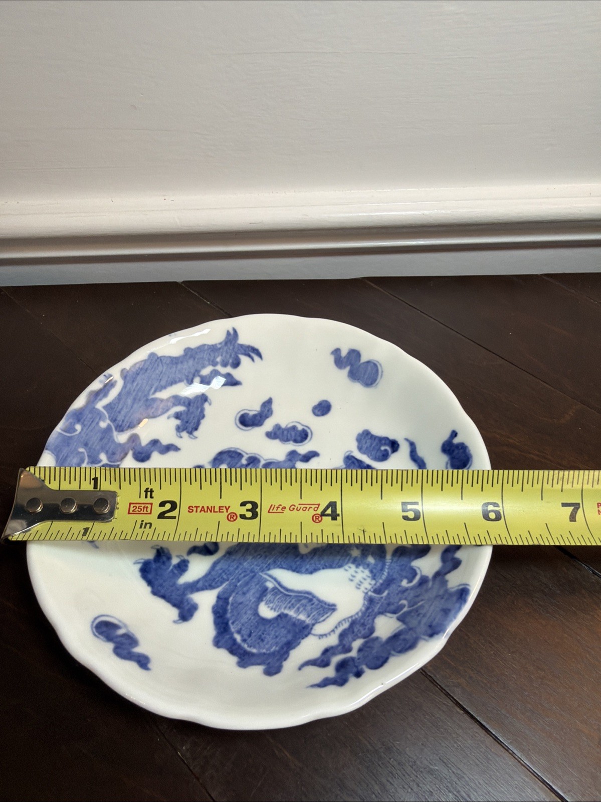 Blue and White Coalport Dragon Pattern Bowl Made In England