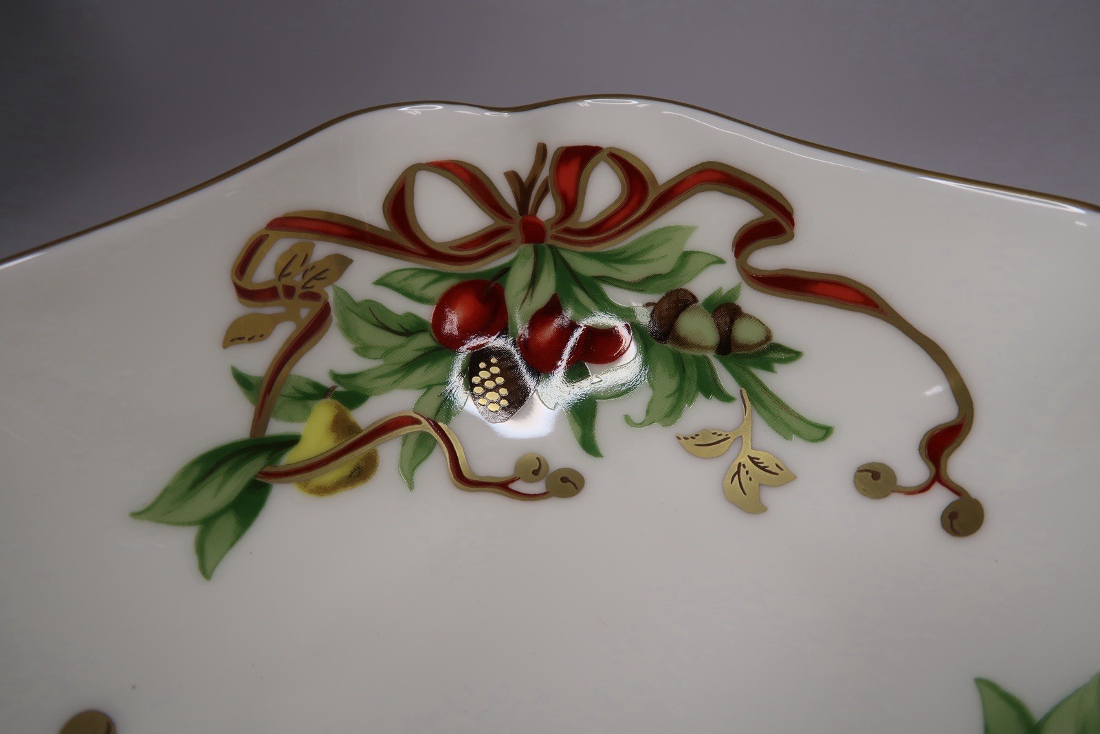 Tiffany & Co TIFFANY HOLIDAY 5 1/4″ Square Candy/Nut Bowl LNIB FREE SHIPPING B12