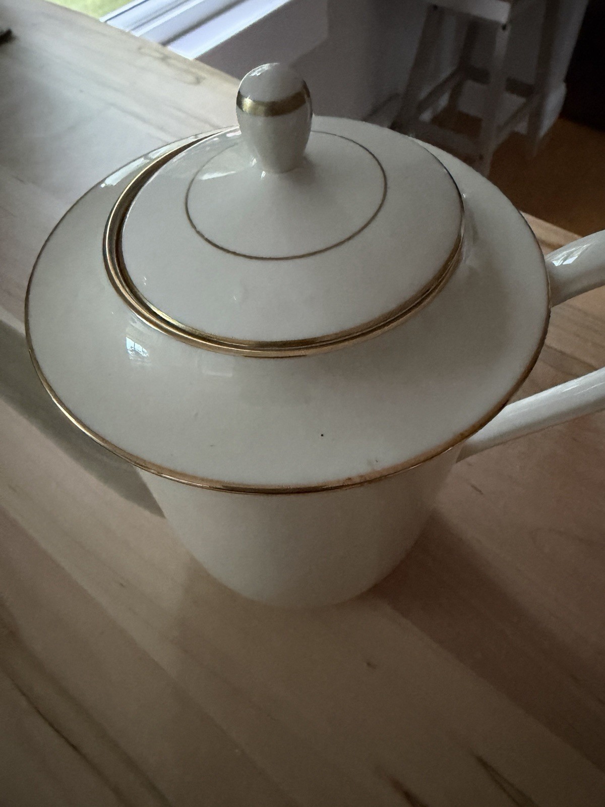 Lenox Firelight Coffee Pot & Lid Metropolitan Collection Fine Bone China USA