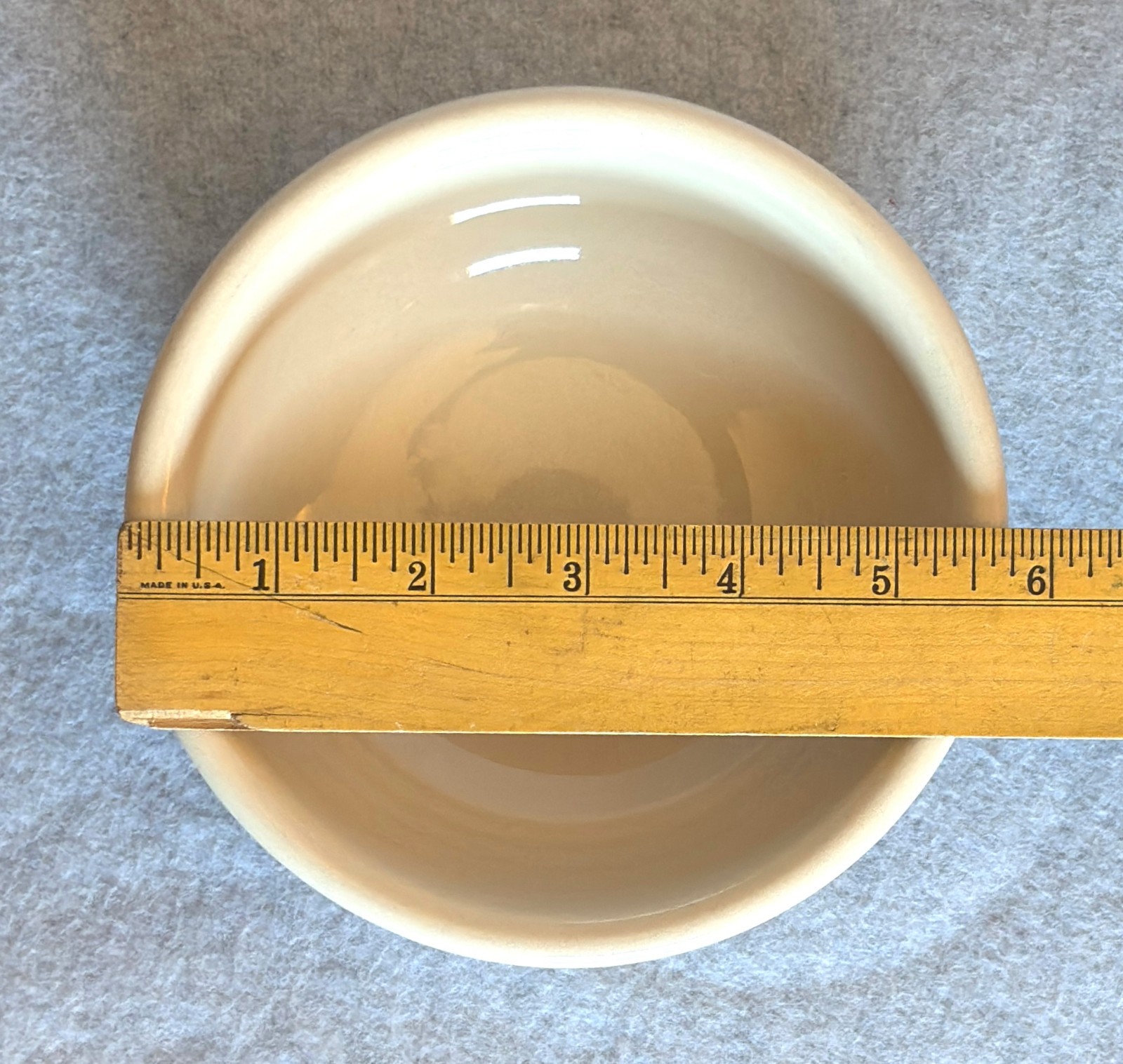 Wallace China Co. restaurant ware General Telephone System cereal bowl 5.75″ EX!