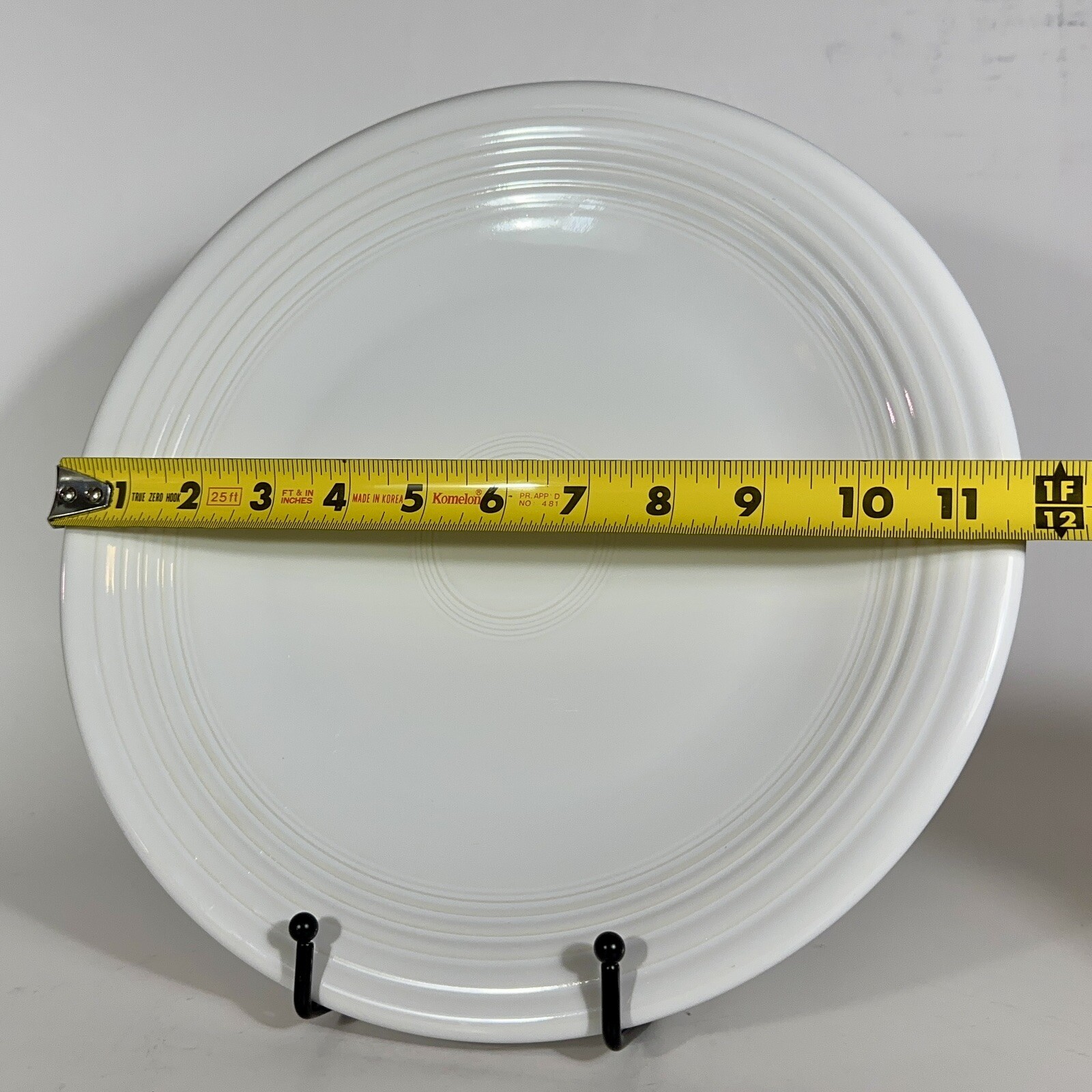 Fiesta Chop Plate Round Serving Platter 11 3/4 Inch in White