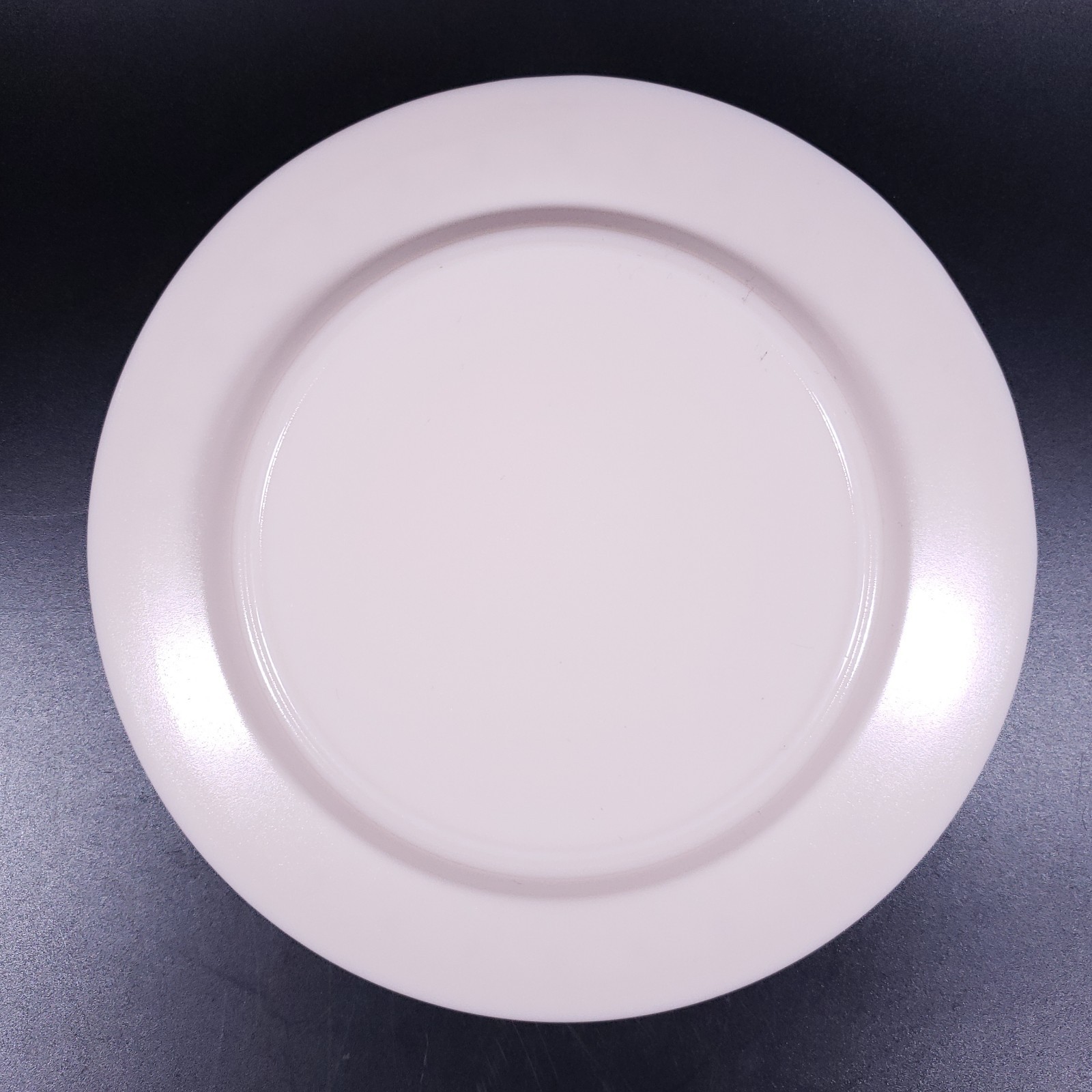 IKEA PARADISISK Off White Shell Pink Floral Tempered Glass SALAD PLATE SET