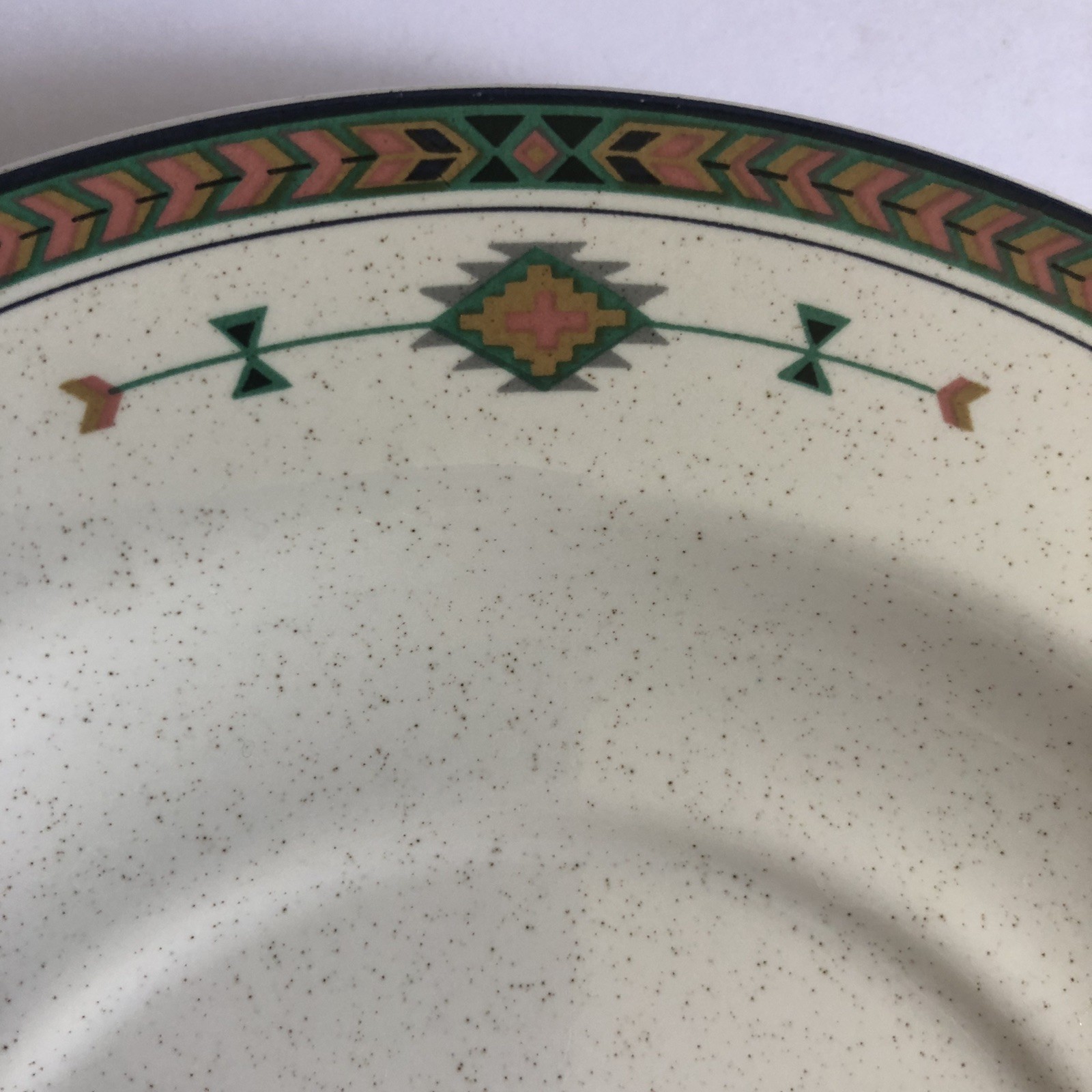 Studio Nova Adirondack Y2201 Coffee Cups 8 And Saucers 7 Round Aztec Speckled