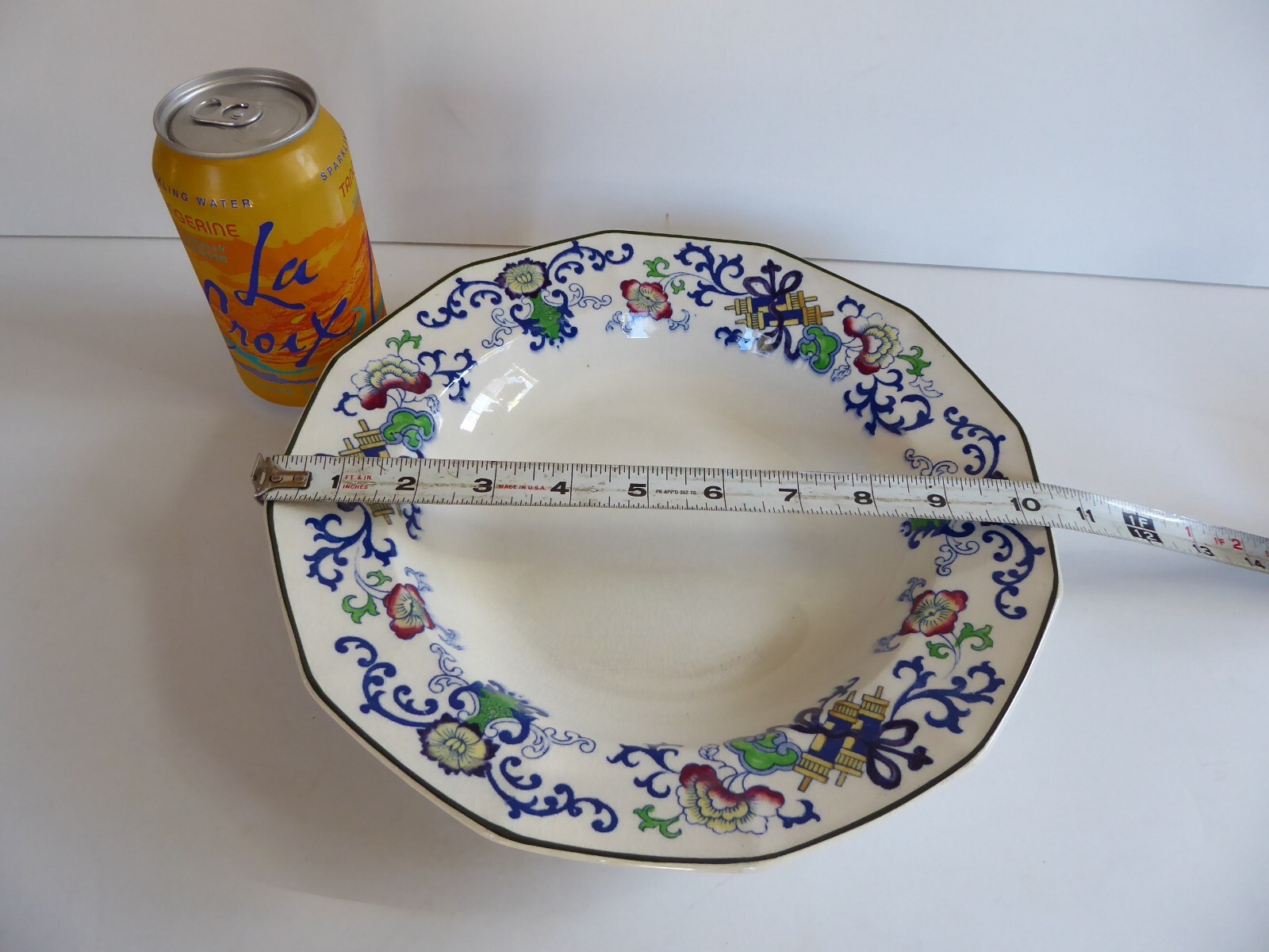 Doulton Burslem Nankin Rimmed Large Soup Bowl no. 1
