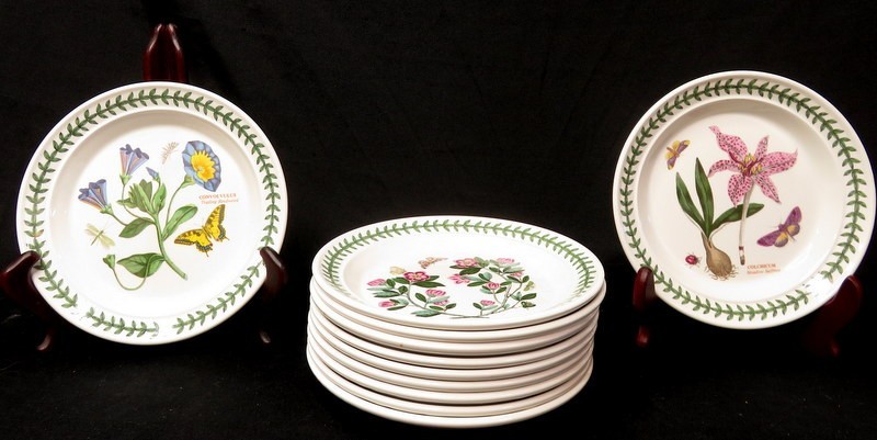 Portmeirion Botanic Garden 7.25″ Bread Plate -U CHOOSE -Flowers -OLD MARK