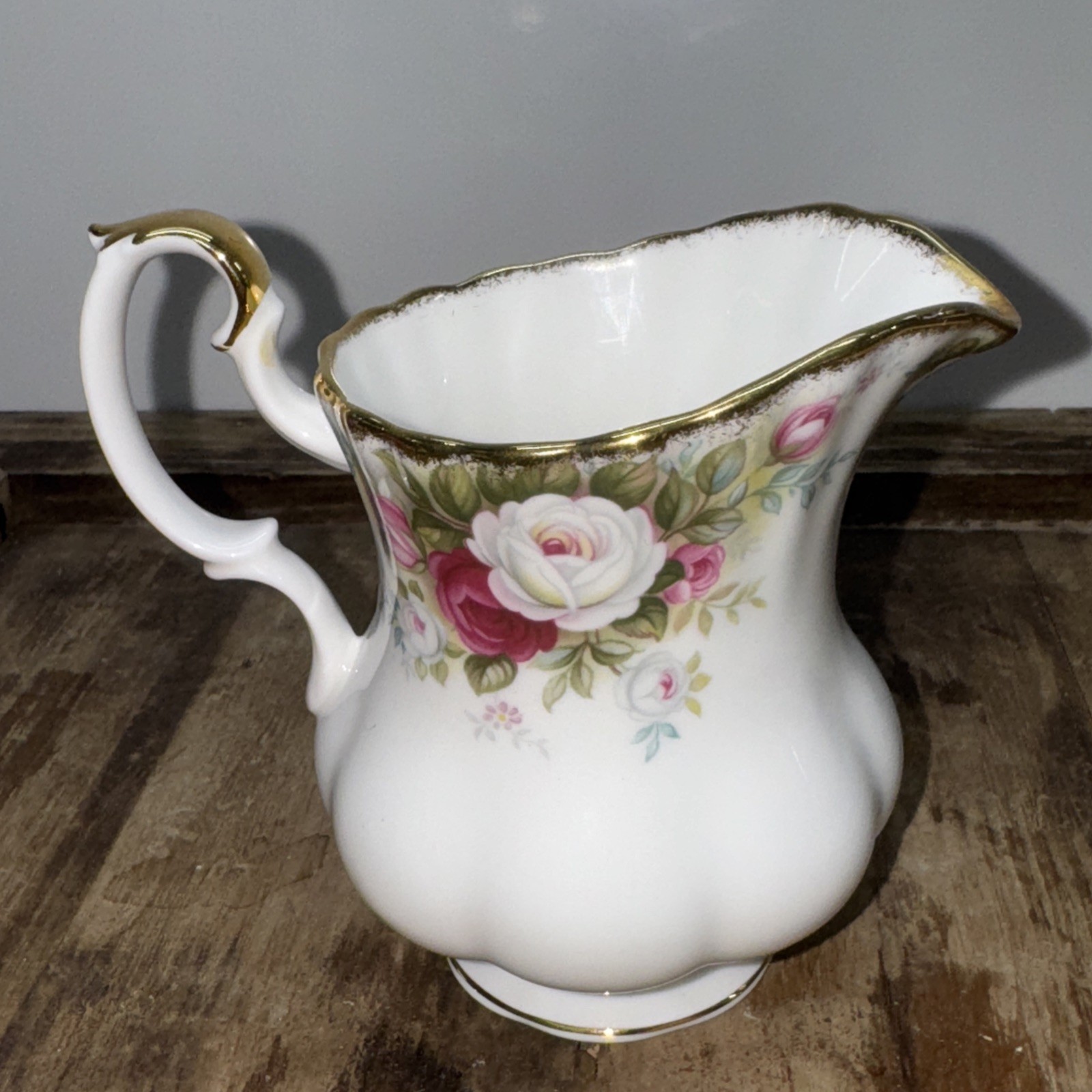 Royal Albert CELEBRATION Floral Cream Creamer Only Bone China England EXCELLENT