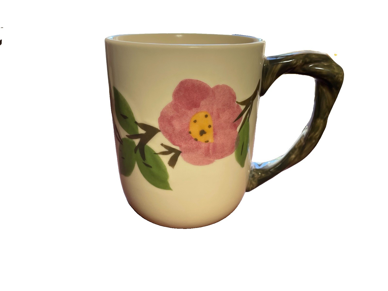 Franciscan Desert Rose Set of 4 Grand Mugs Twisted Vine Handle