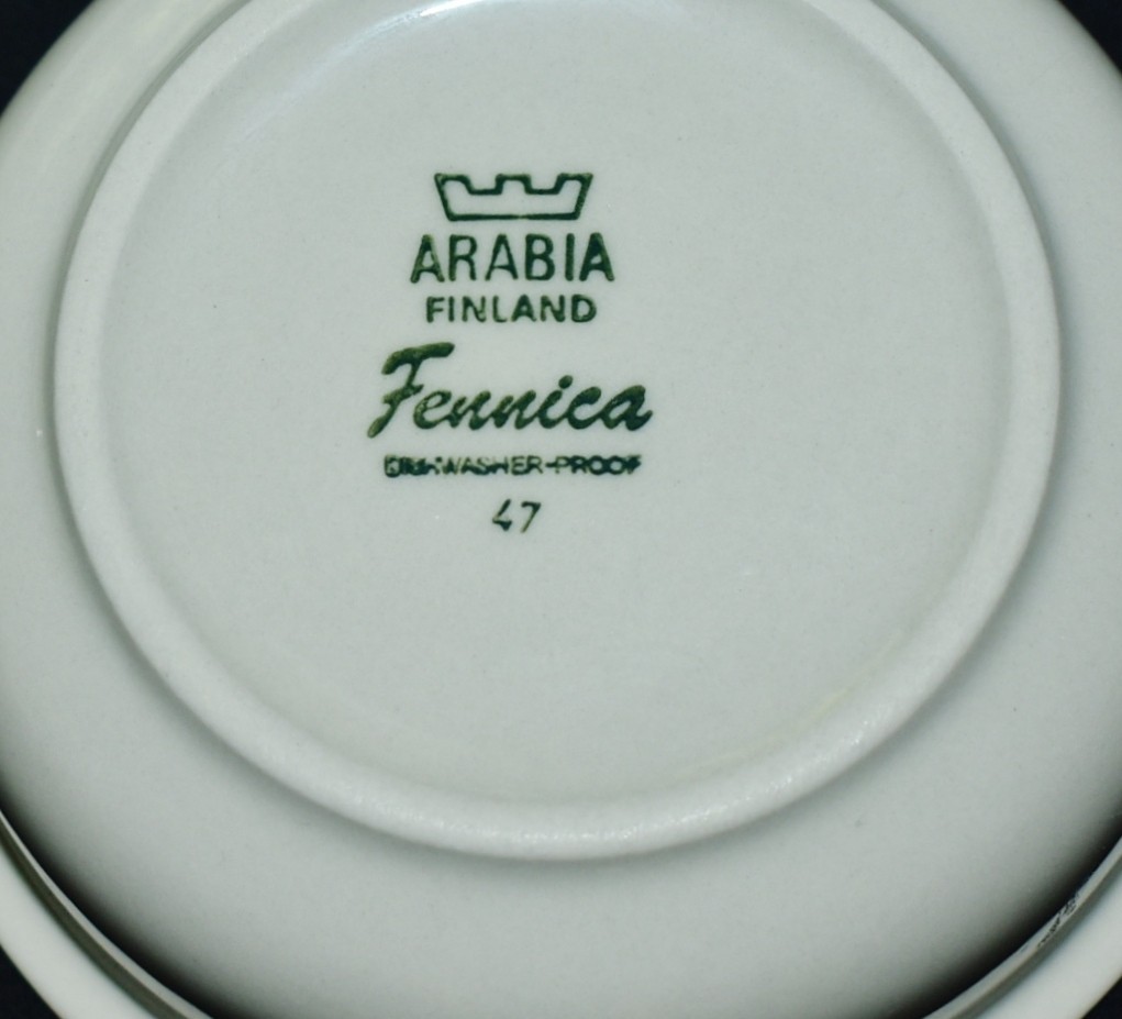 Vintage Arabia Finland Set Of 3 Lugged Cereal, Fruit , Soup Bowls