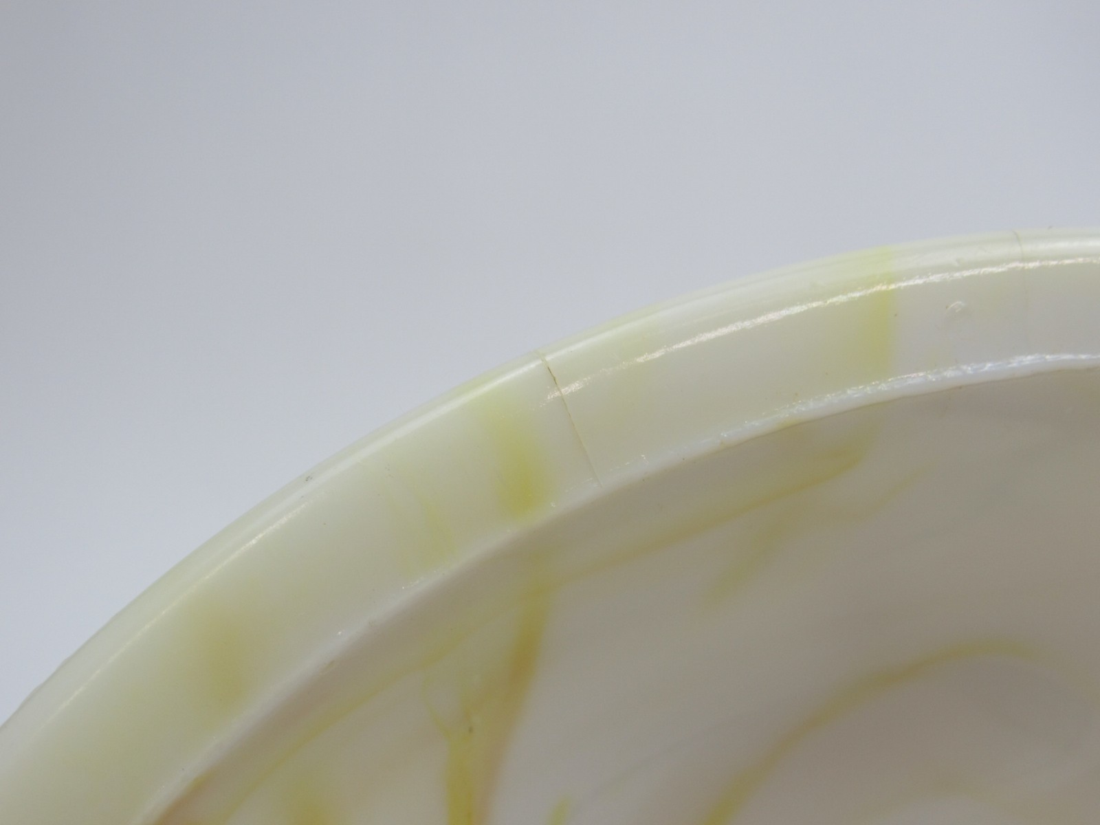 Atterbury Hen on Nest Yellow Slag Glass Covered Dish Antique 1800s