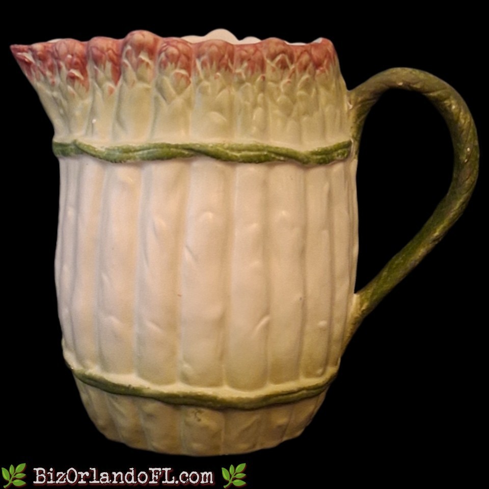 VINTAGE: Seymour Mann “Vegetable Garden” Asparagus Pitcher 1994