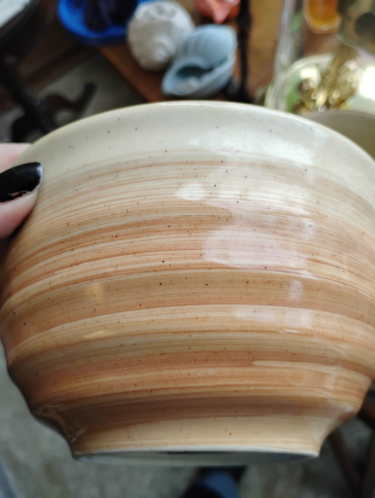 Pottery Like Bowls Set of 2
