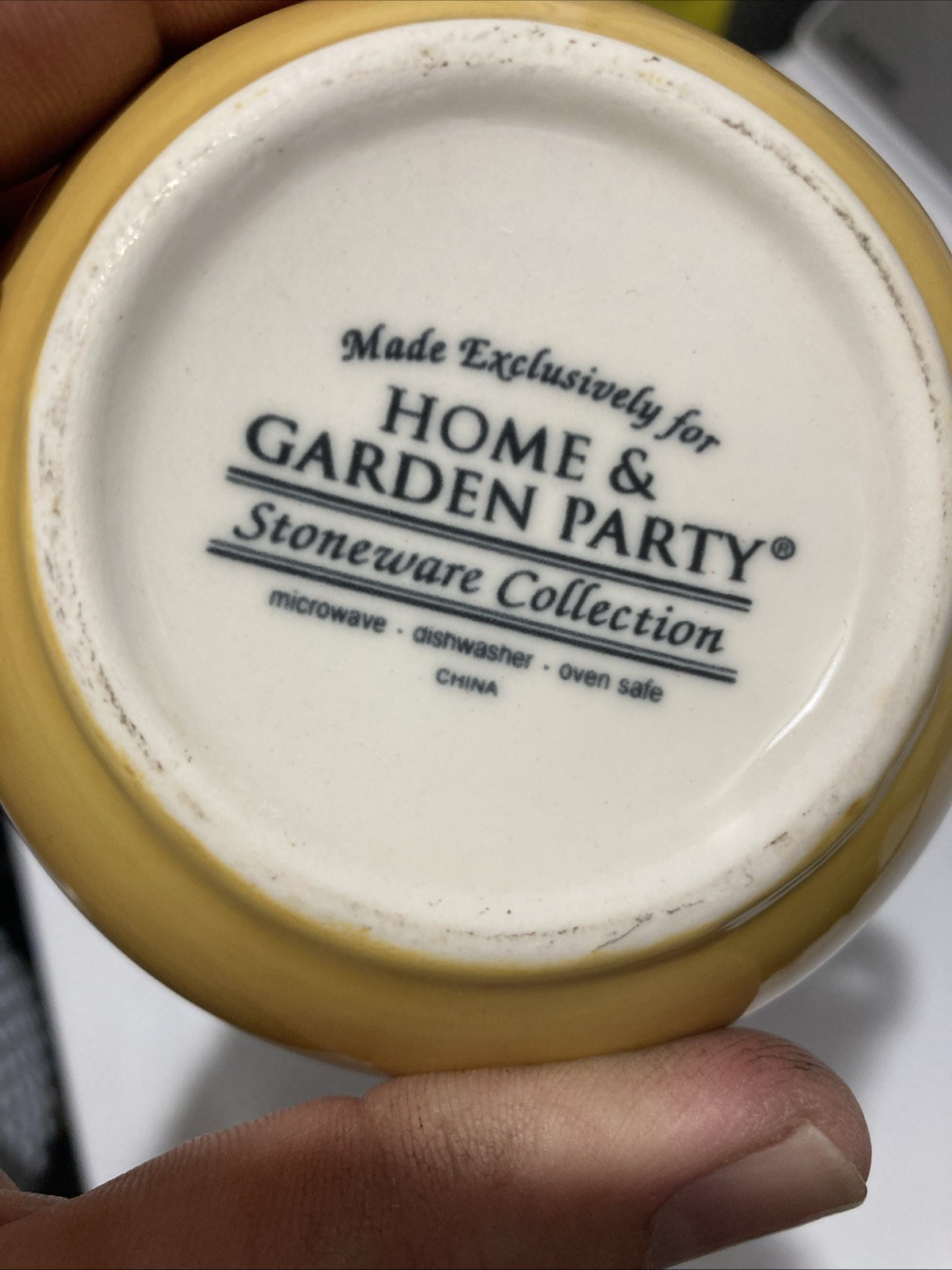 Home & Garden Party Stoneware Collection Yellow Floral Small Pitcher
