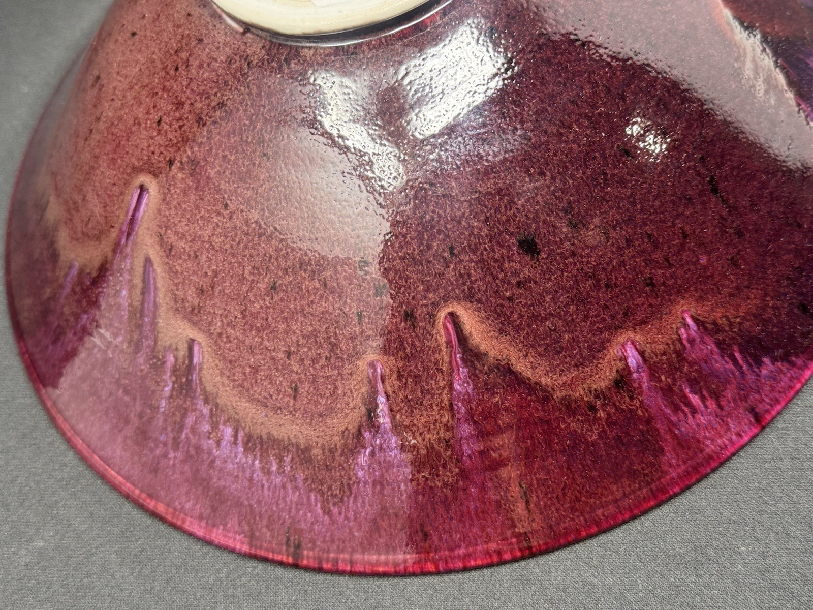 Signed Matthew Patton Orcas Island WA Studio Art Pottery Bowl 11.5″ ~ 1994