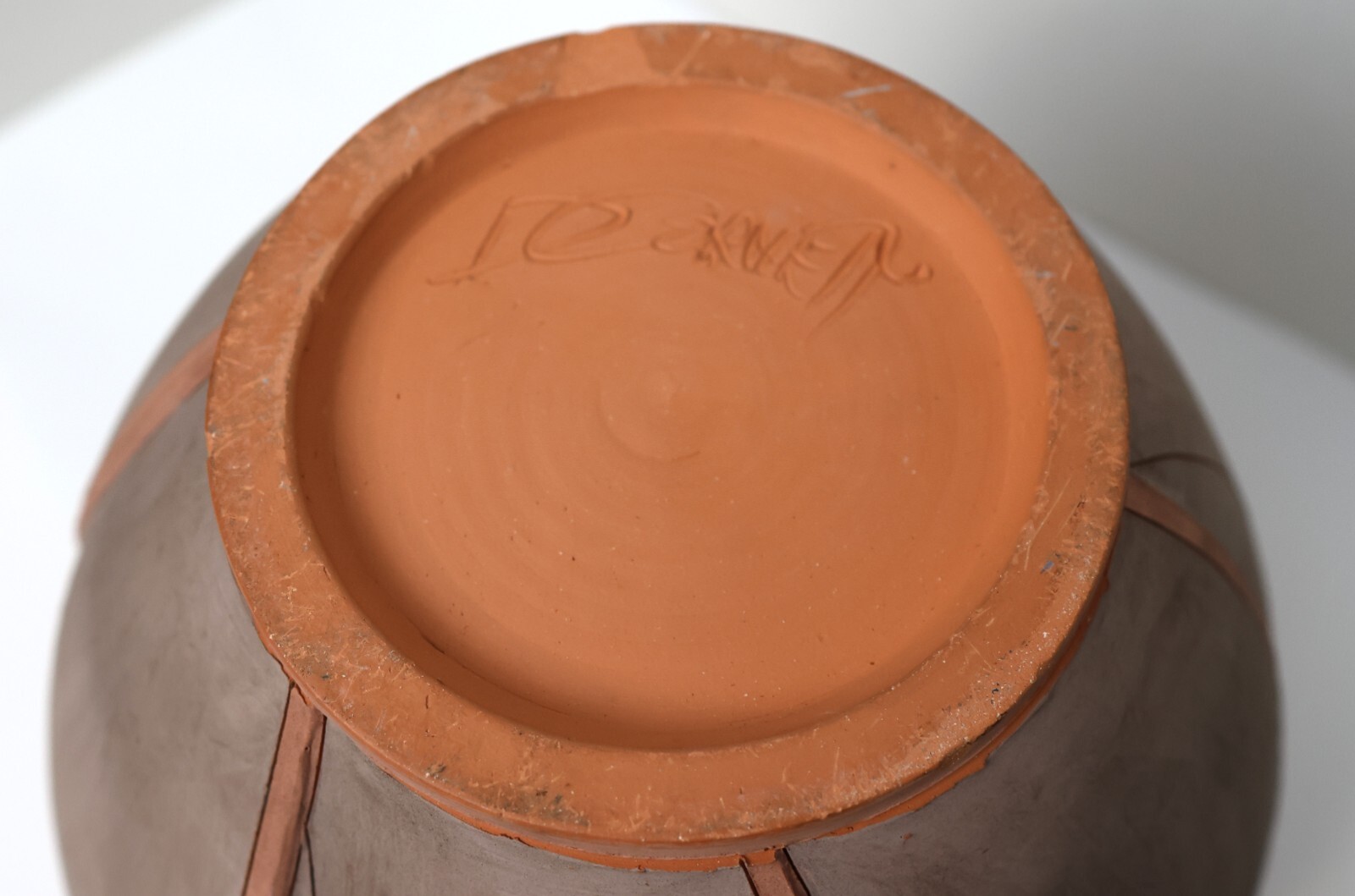Don Cornett Lidded Pottery Optical Illusion Geometric Polychrome Signed 16″ High