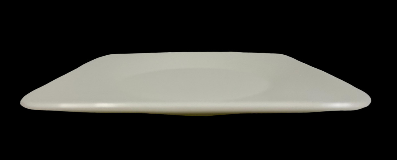 Studio D Lido Pattern Square Off White Salad Plate