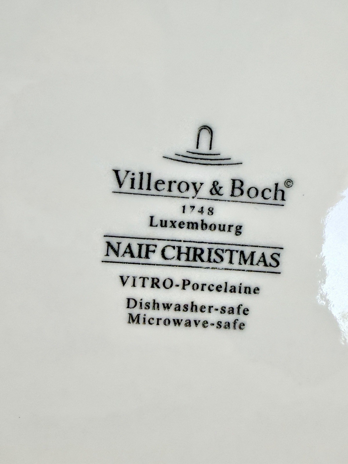 Villeroy & Boch Naif Christmas – Salad Plate, 8 1/4”