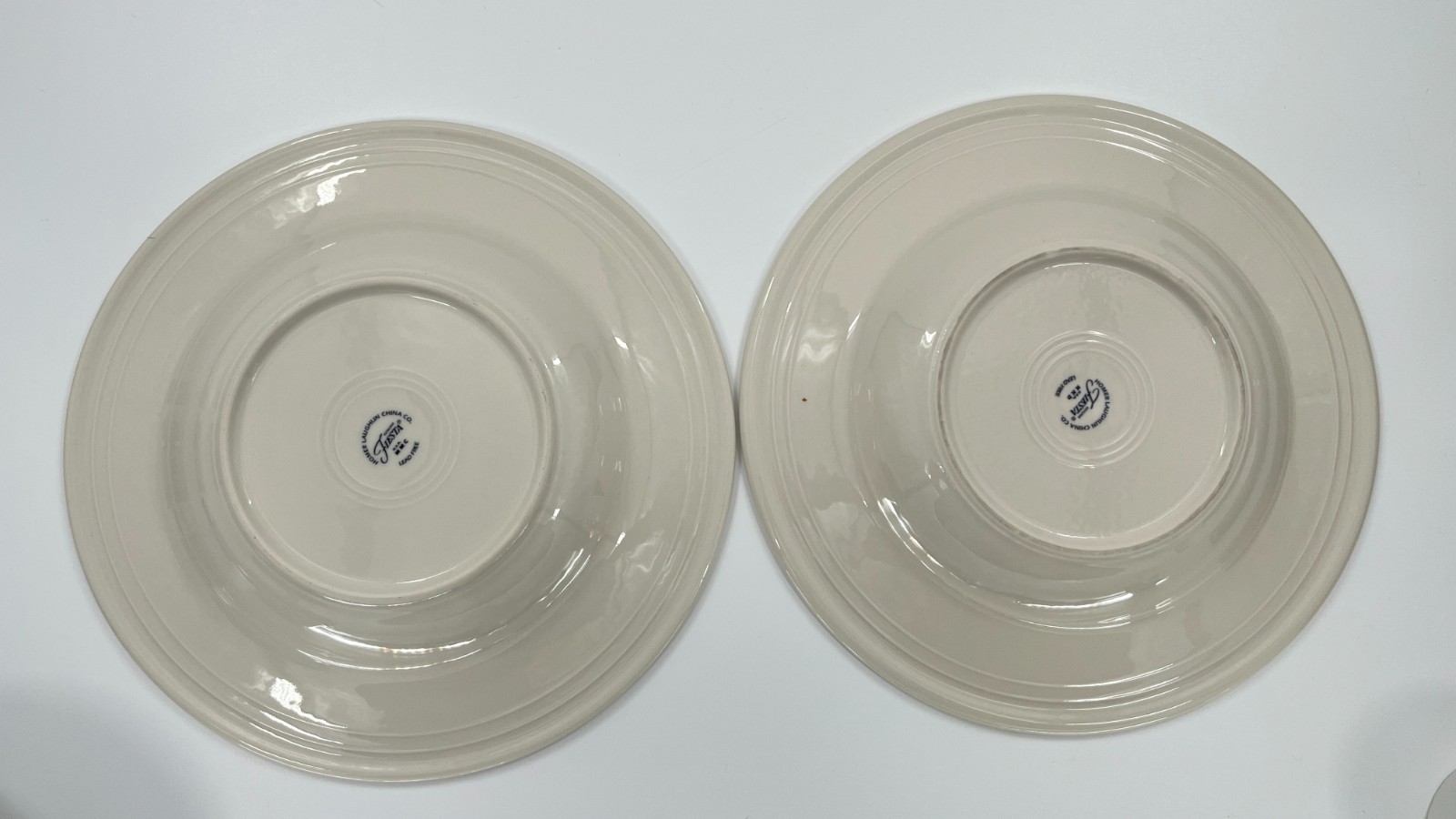 Fiesta Dinnerware Set White 14 Piece Post 86 Lot Bowls Plates Tray Platter Cup