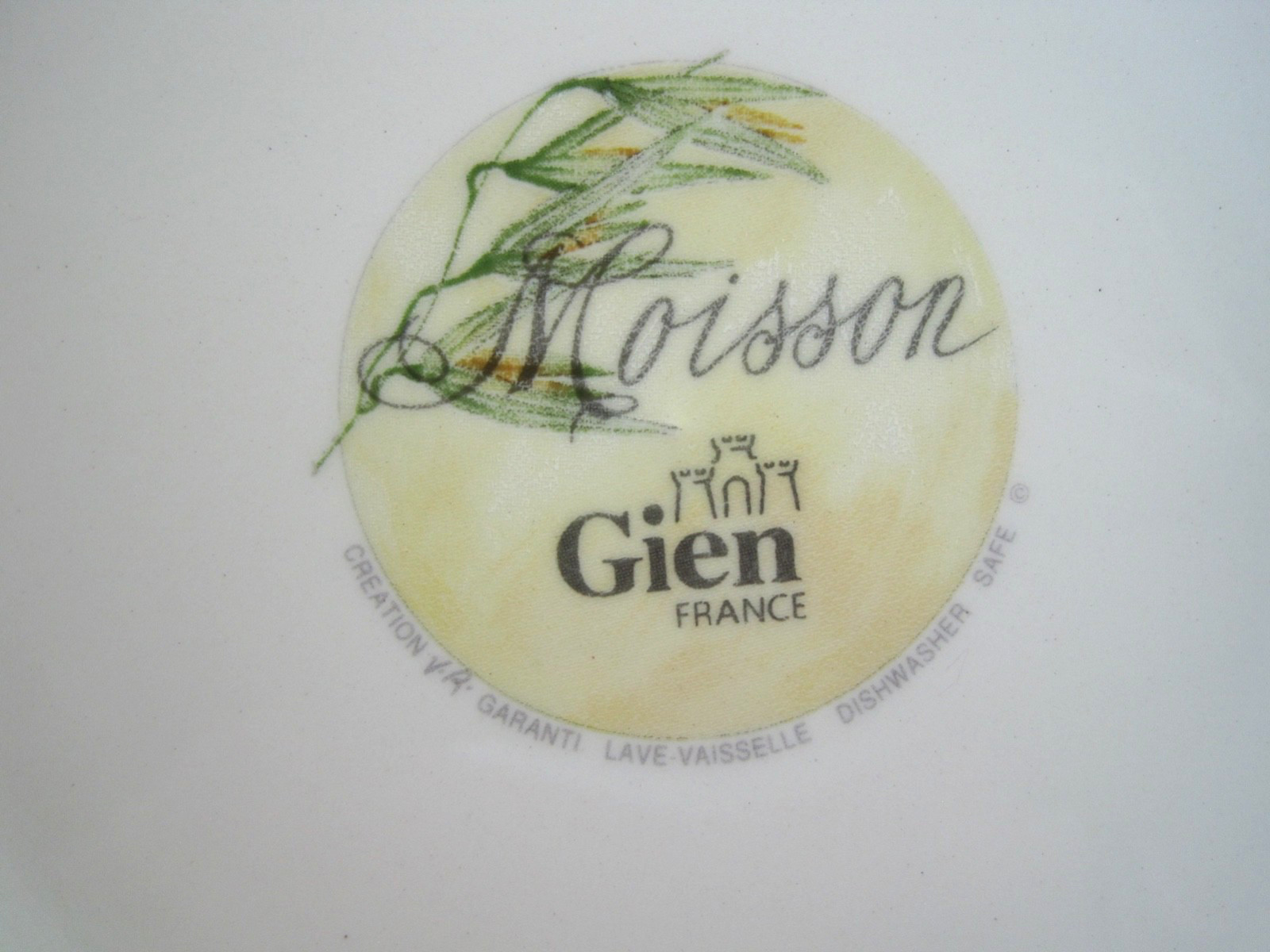 Gien France Moisson Set Of 6 Salad Plates 8.5″