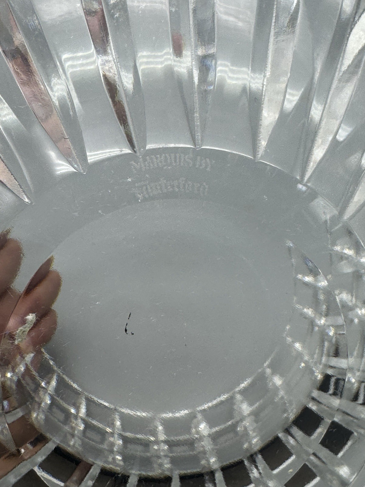 Vintage Marquis Waterford Crystal Quadrata Large 6” Bowl