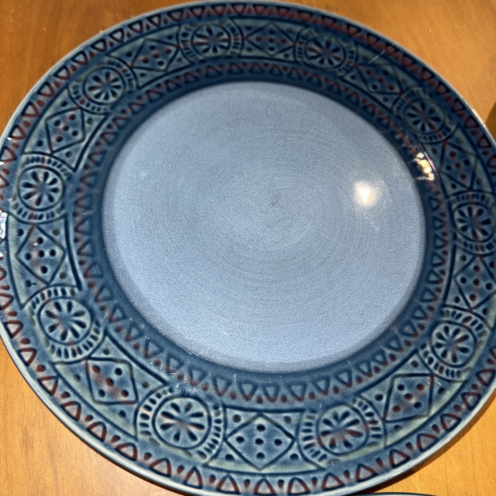 Threshold Kingfield Stoneware Dinner Plates 10.6in Discontinued Set of 4 Target