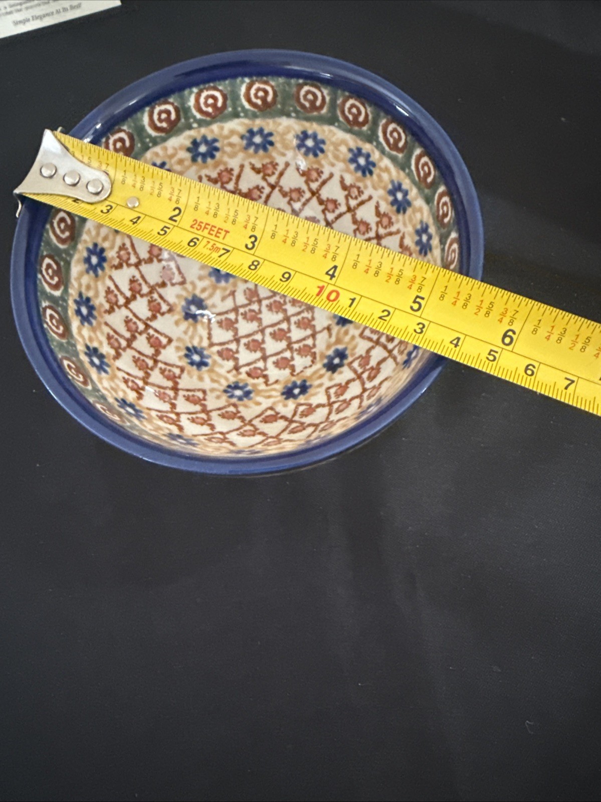 Bowl with Pedestal UNIKAT Made In Poland