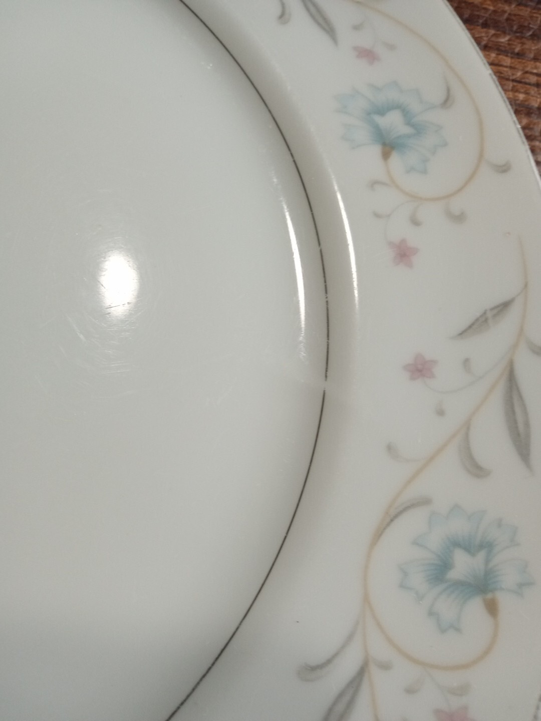 English Garden Fine China Japan 1221 Dinner Plate 10 1/4″ Set Of 2