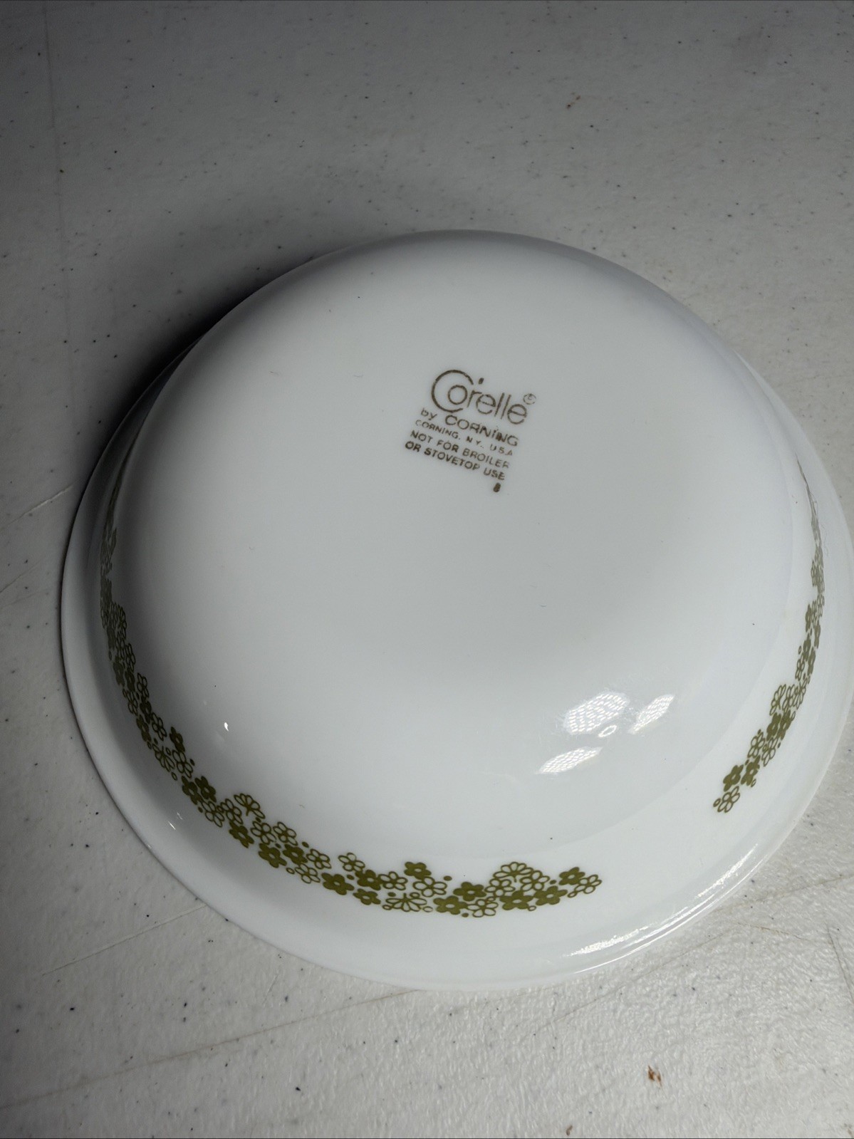 Set of 4 Corelle Crazy Daisy Fruit/Dessert Bowl 5 1/4″ Diameter Vintage