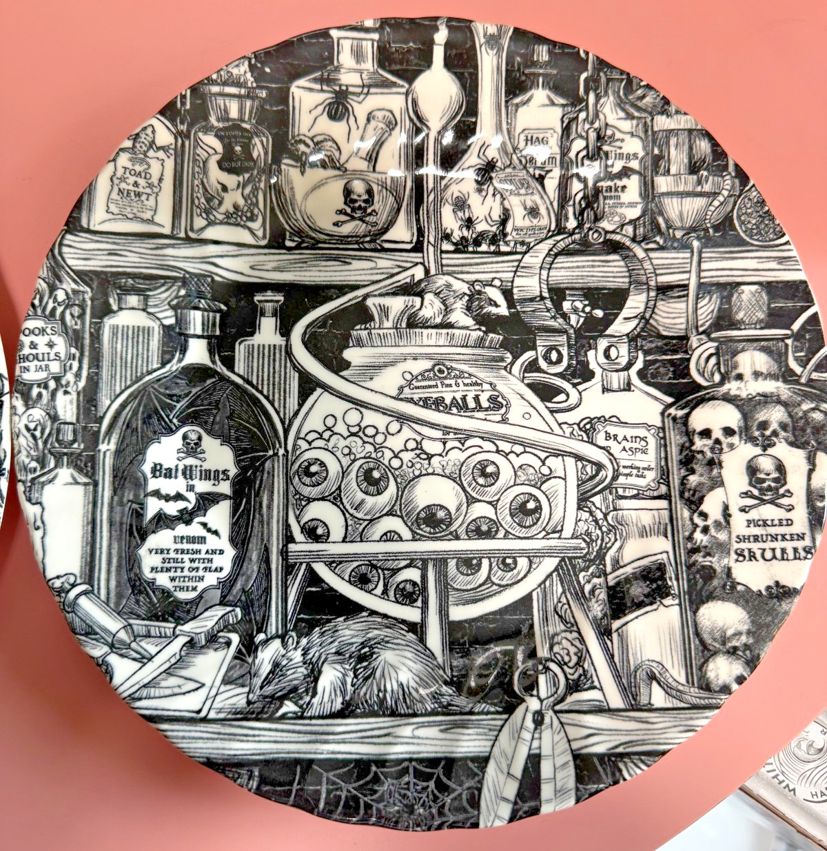Gothic Royal Wessex Plate Set Adapted From Original Copper Engraving