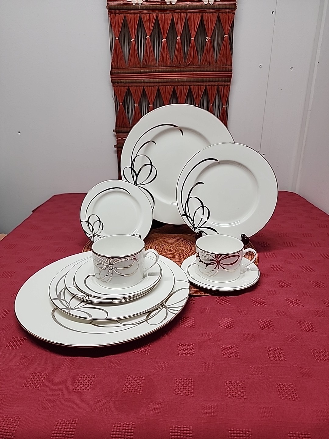 Kate Spade New York Lenox Belle Boulevard (2) 5 Piece Place Settings New No Box
