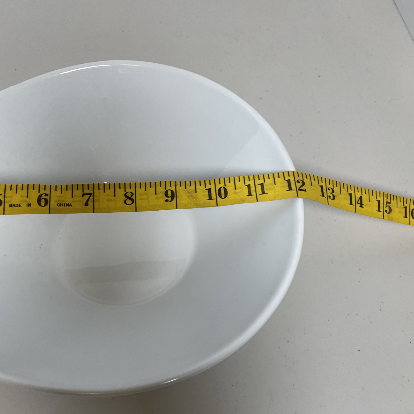 222 Fifth White Porcelain Asymmetrical Swoop 12” Serving Bowl Replacement Dish