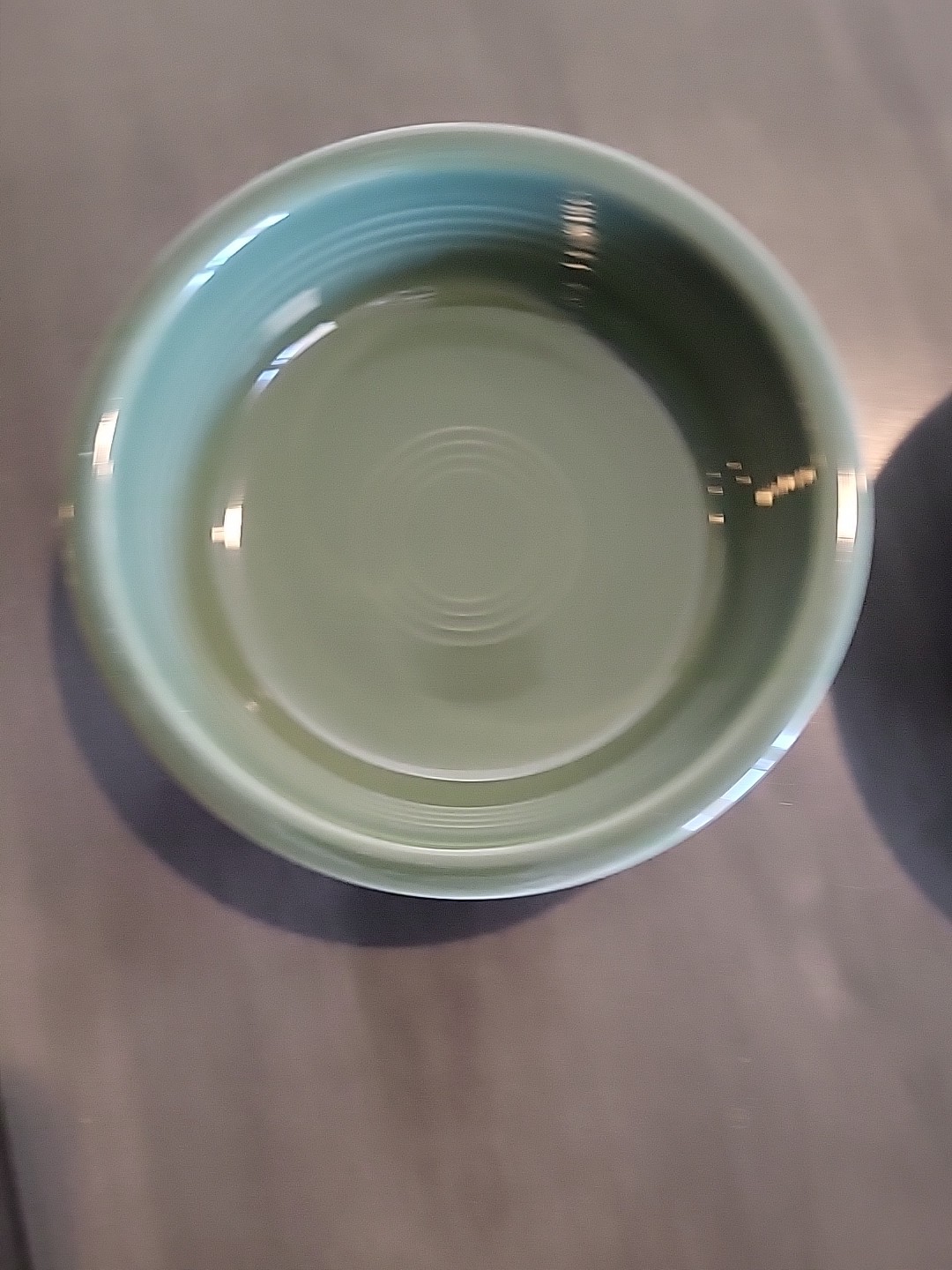 2 HLC Fiesta Dark Green Bowls Soup/Salad/Cereal 7″ Homer Laughlin Fiestaware USA