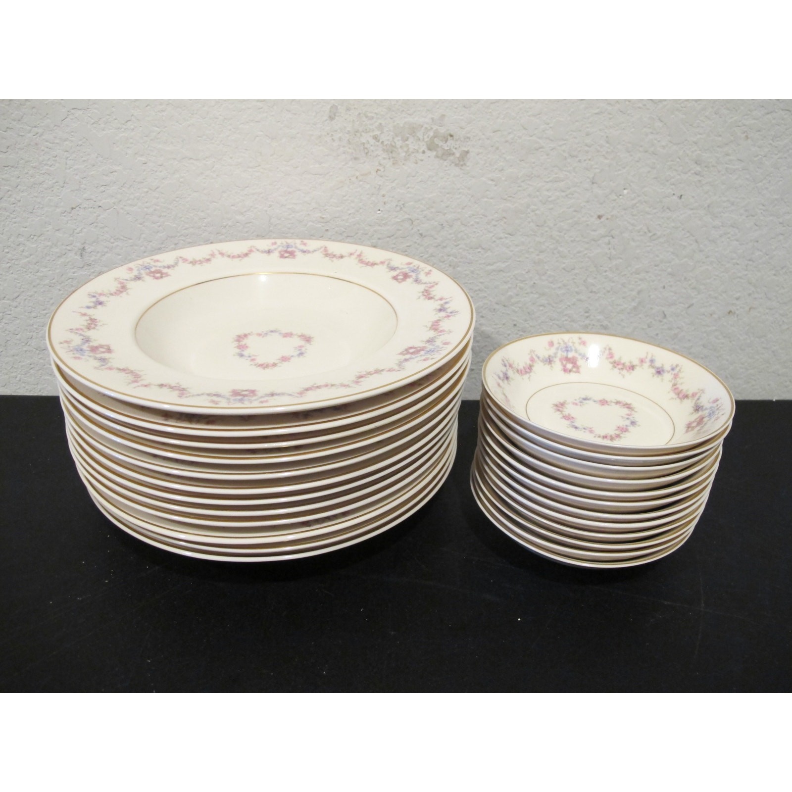 93 Pc. Arcadia by Syracuse Old Ivory Dinner Set – Plates, Cups, Bowls & More