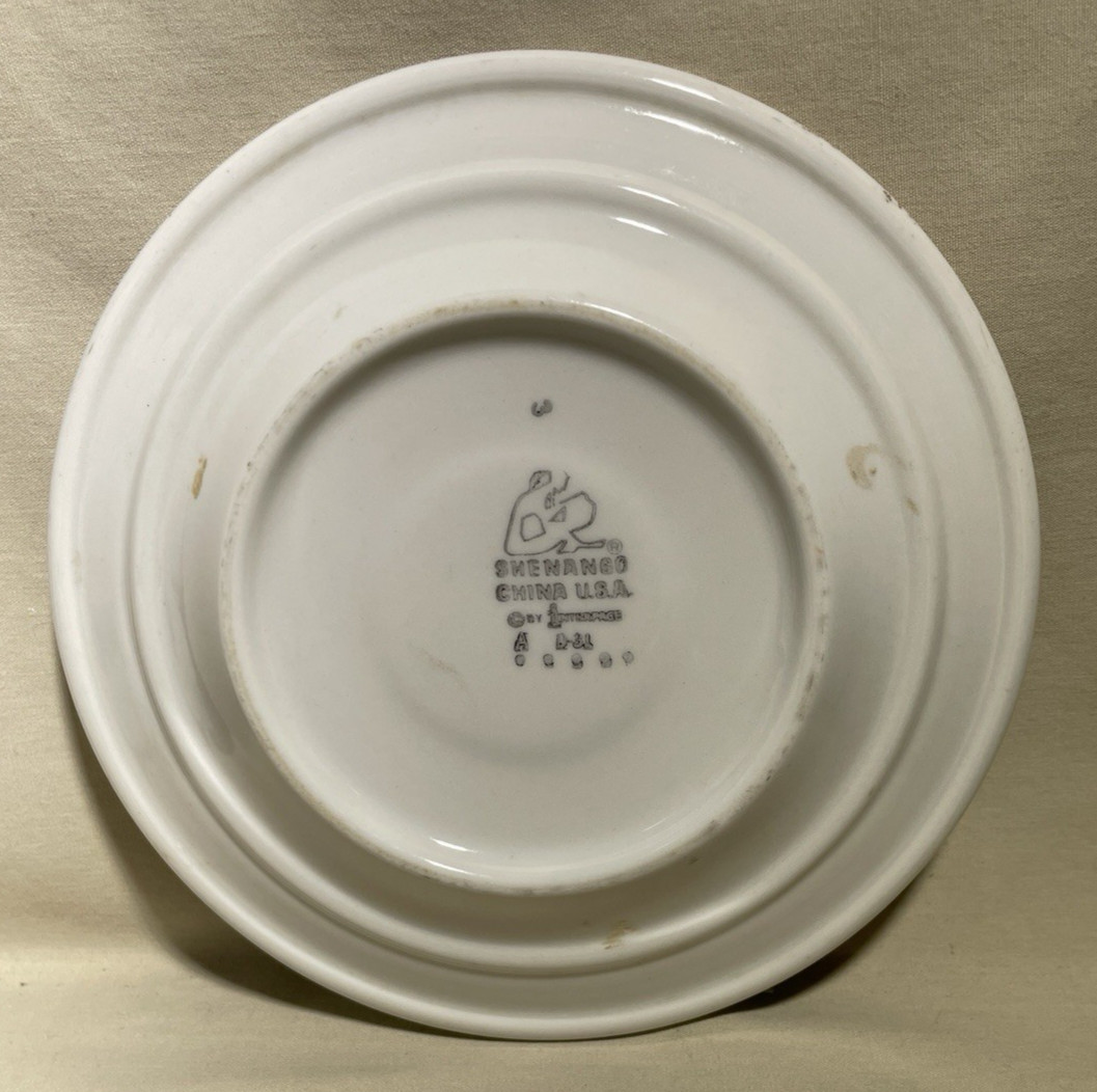 Vintage 6 1/4″ bread plate from Western Sizzlin Steak Houses, Shenango China