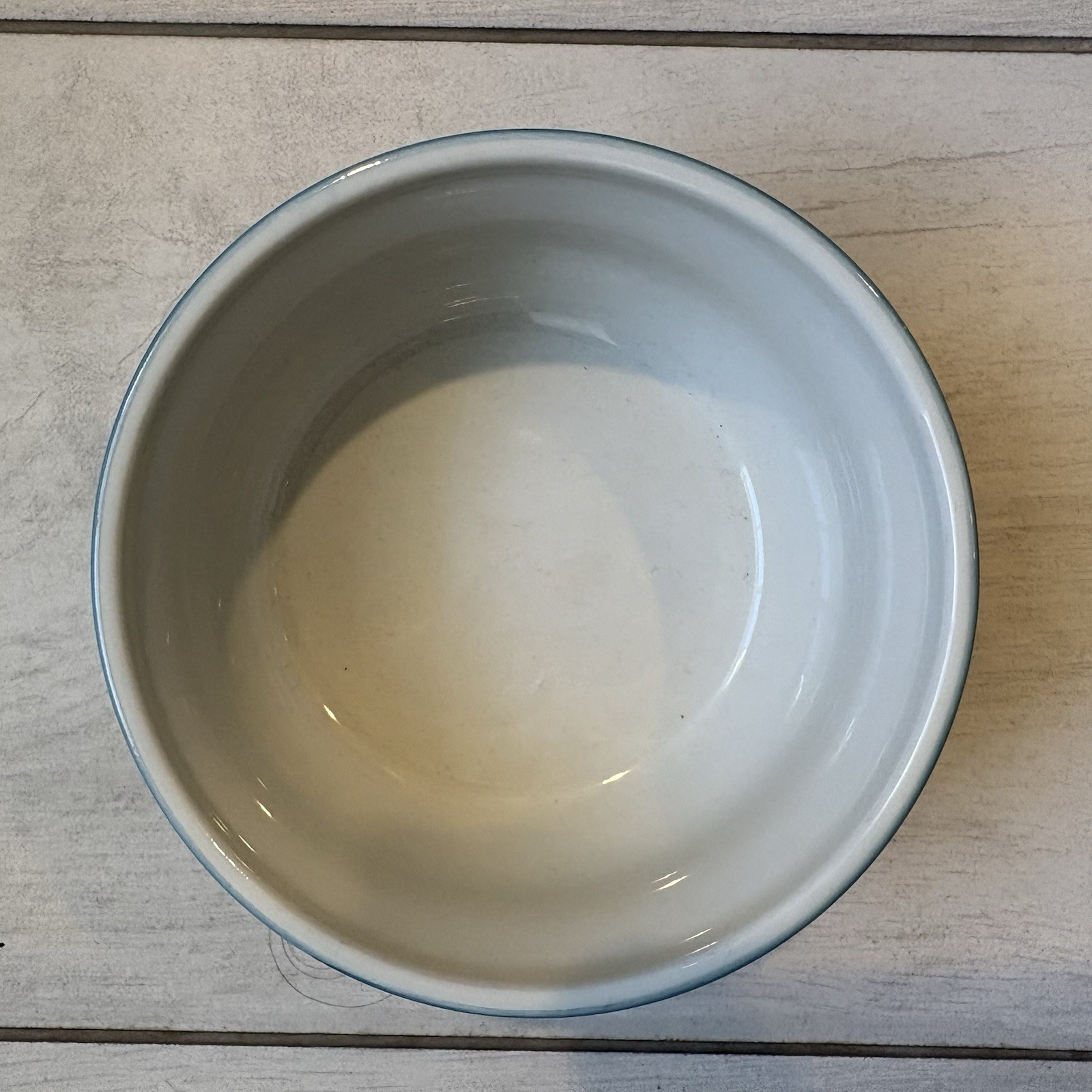 Yokohama Studio Hand Painted Bowl 5” Sea Horse Ocean Coastal Nautical Blue Kelp