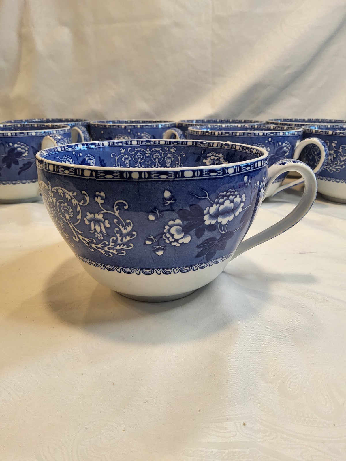 Spode Vintage Copeland Camilla Large Soup Cup and Saucer – 2 Piece Set.