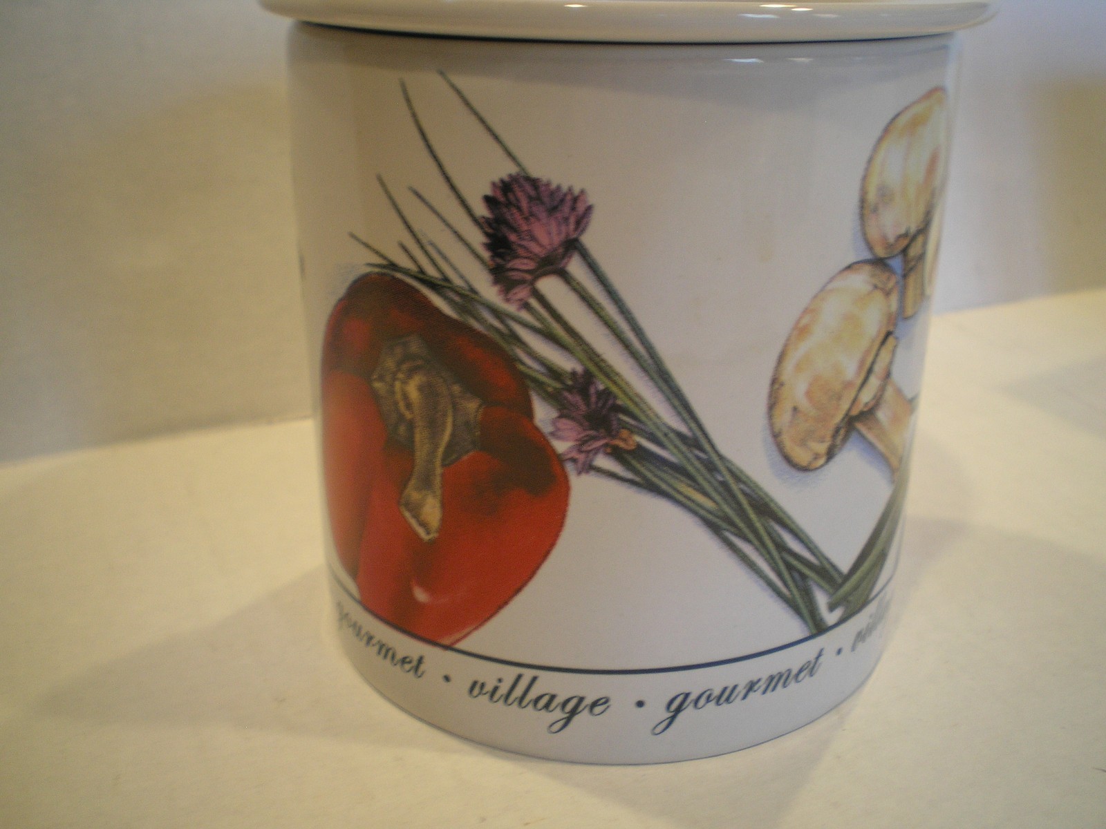 GOURMET VILLAGE CLASSIC DIP CHILLER Veggies Vegetable Pattern NEW IN BOX