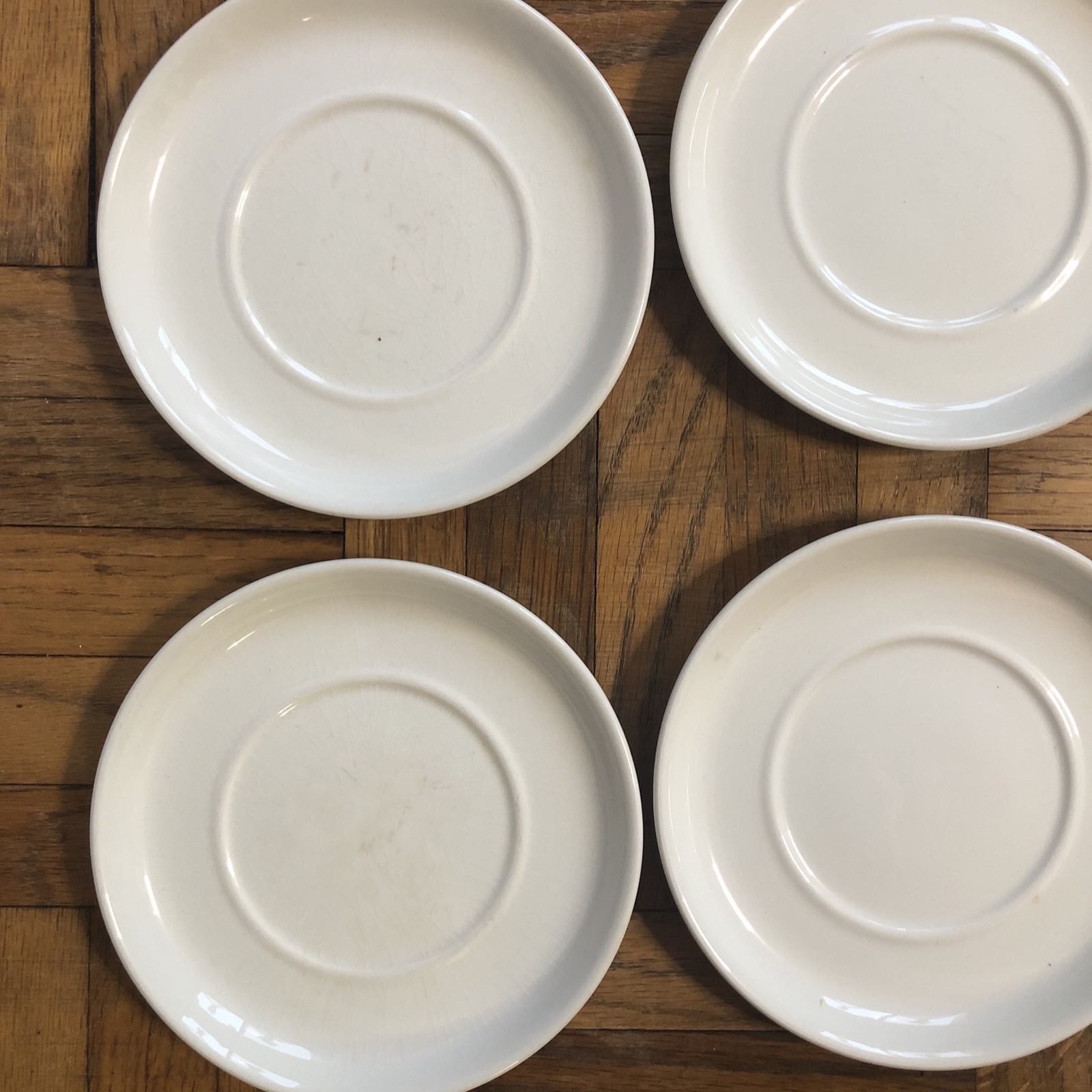 Stonehenge Midwinter White Cups & Saucers Tea Coffee Mugs England SET OF 12