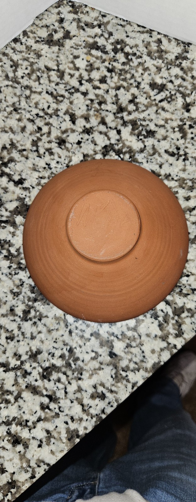VTG Wendy Binks Signed Hand Painted Terracotta Bowl Beautiful Condition 5¾ In