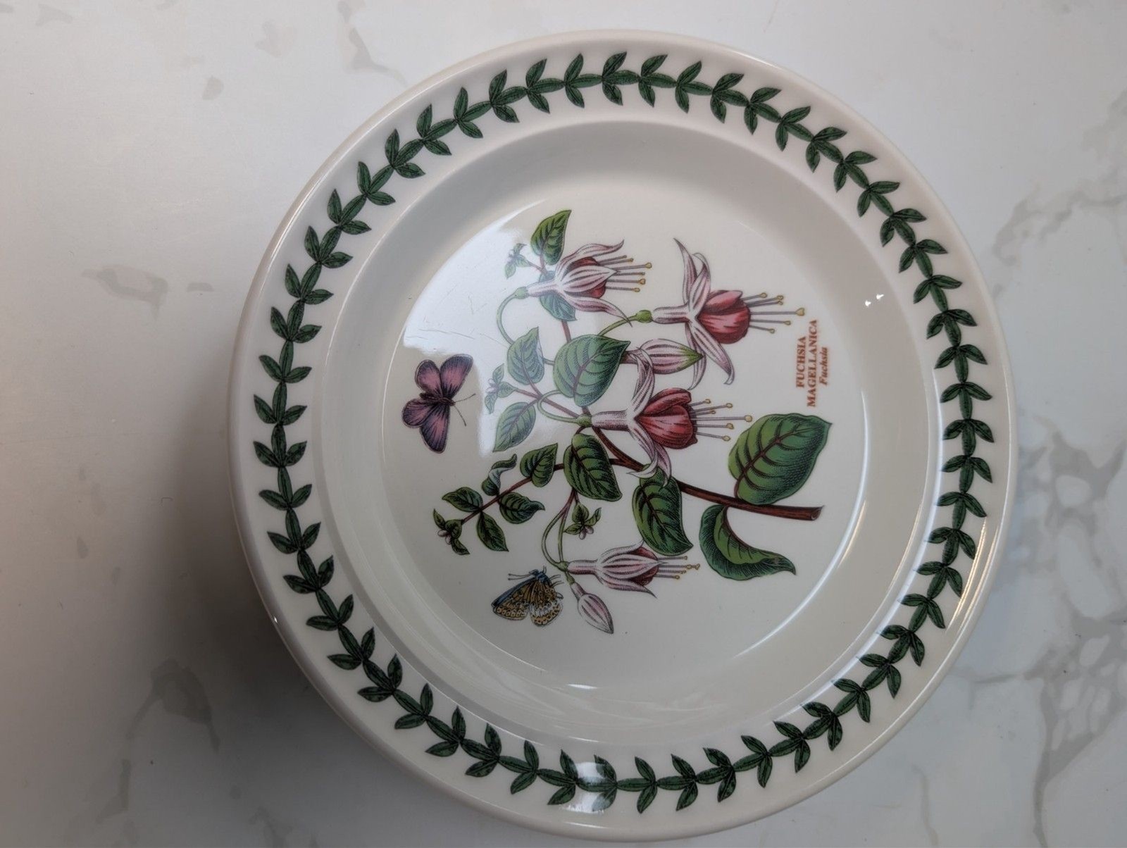 Portmeirion Botanic Garden 7.25″ Dessert Side Plates Fuchsia Primrose