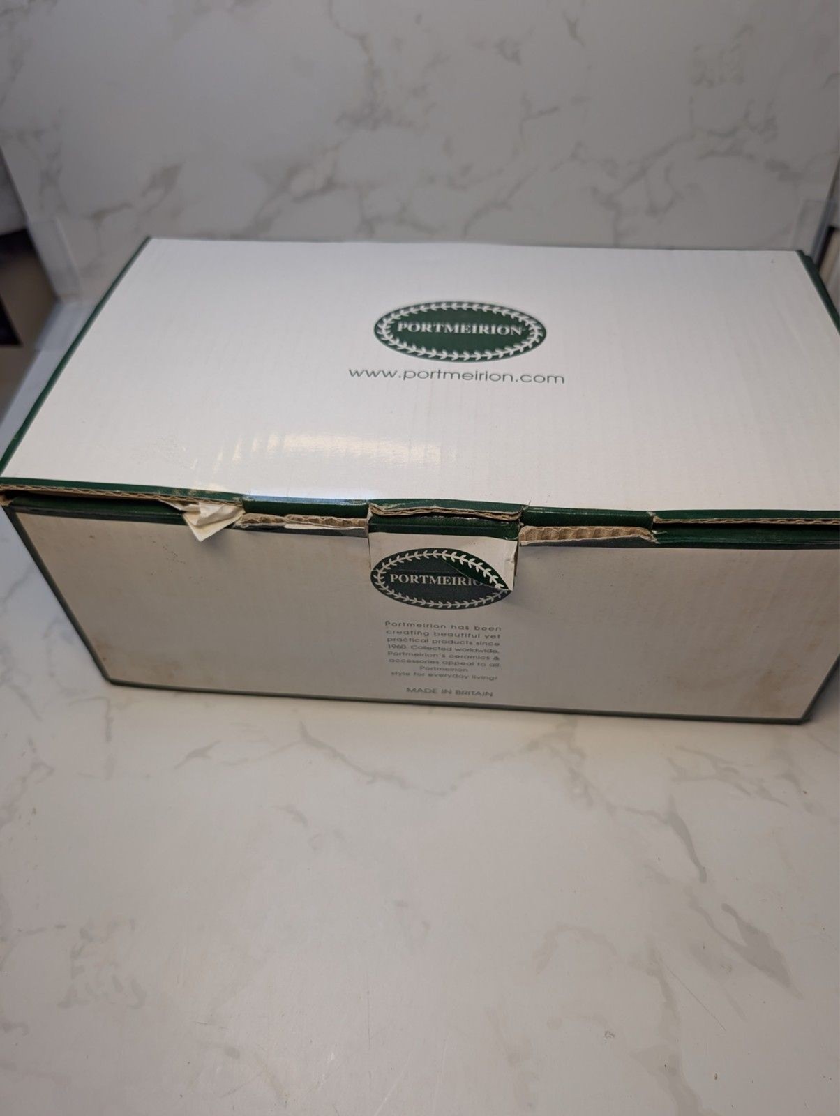 Portmeirion Pomona Breakfast Cups & Saucers Set 6 New Boxed Britain
