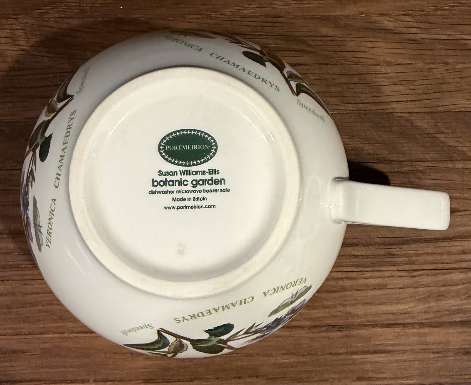 Portmeirion Botanic Garden Veronica Chamaedrys Speedwell Jumbo Coffee Tea Cup