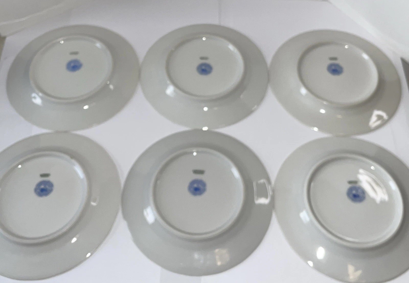 Raynaud Limoges Dresden Floral Style 6 bread dessert Plates 6 1/4” Gimbel bros.