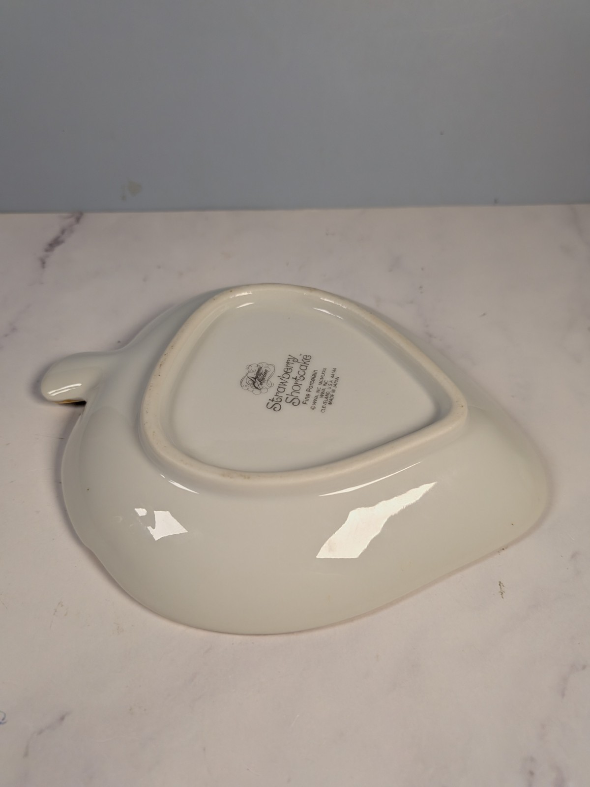 Strawberry Shortcake 1980 Porcelain Trinket Dish Berry Shaped Designer Collectio