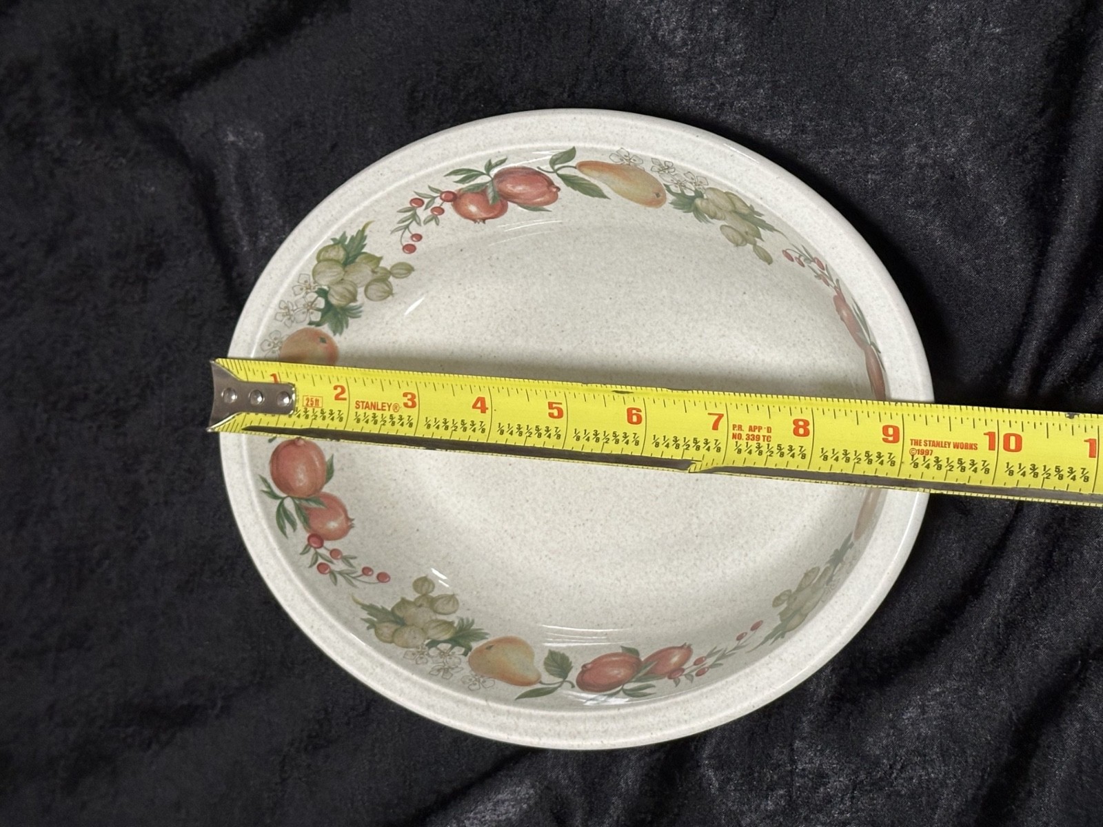 Wedgewood Quince serving platter, vegetable/soup bowls, bread & butter plates.