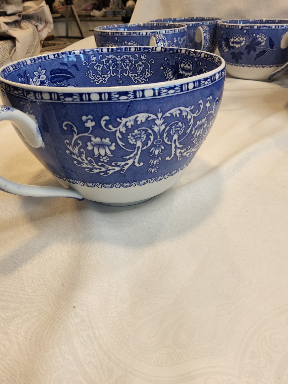 Spode Vintage Copeland Camilla Large Soup Cup and Saucer – 2 Piece Set.