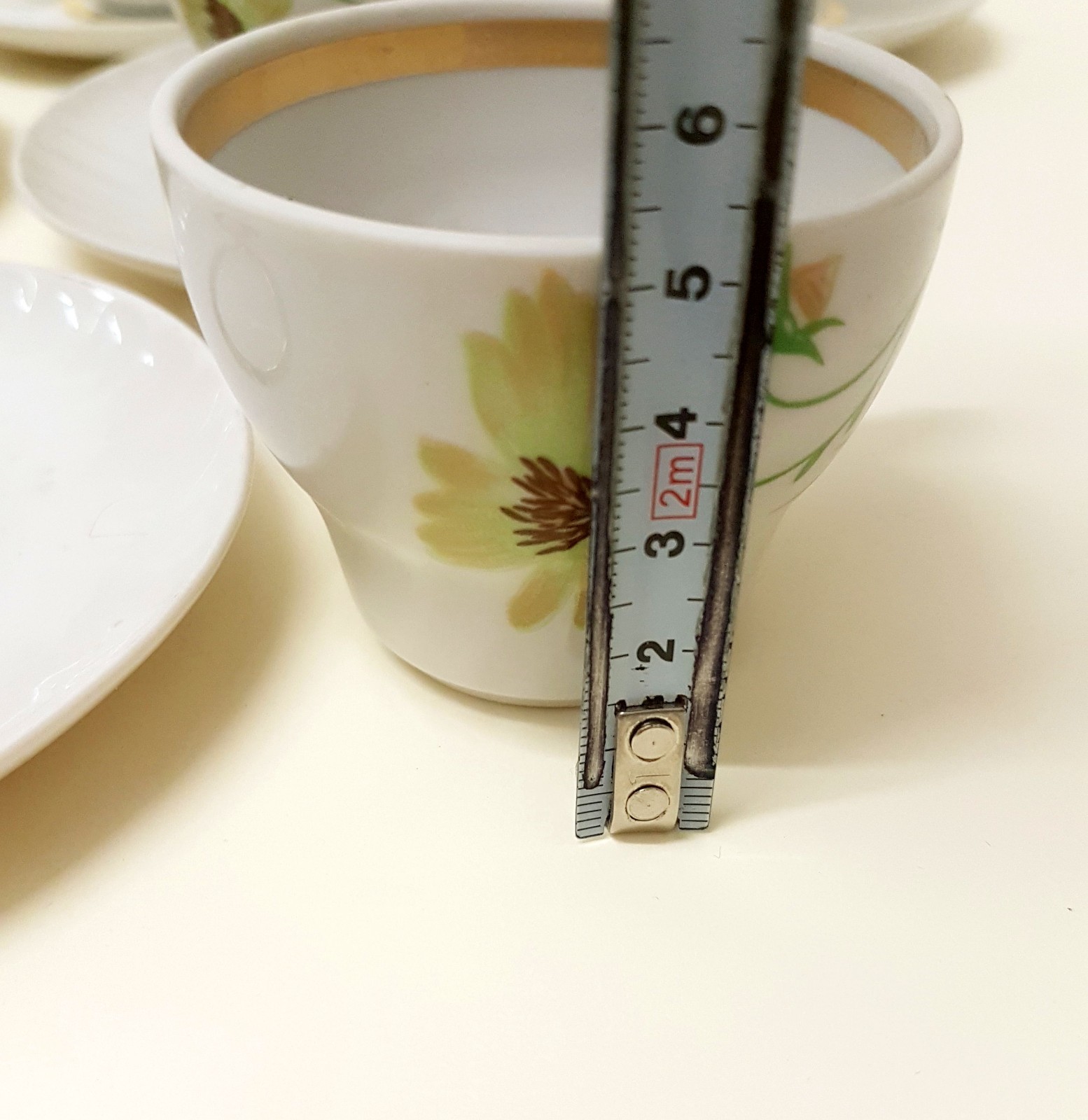 Rare coffee set for 6 prs /Dorbush- Belarus / USSR