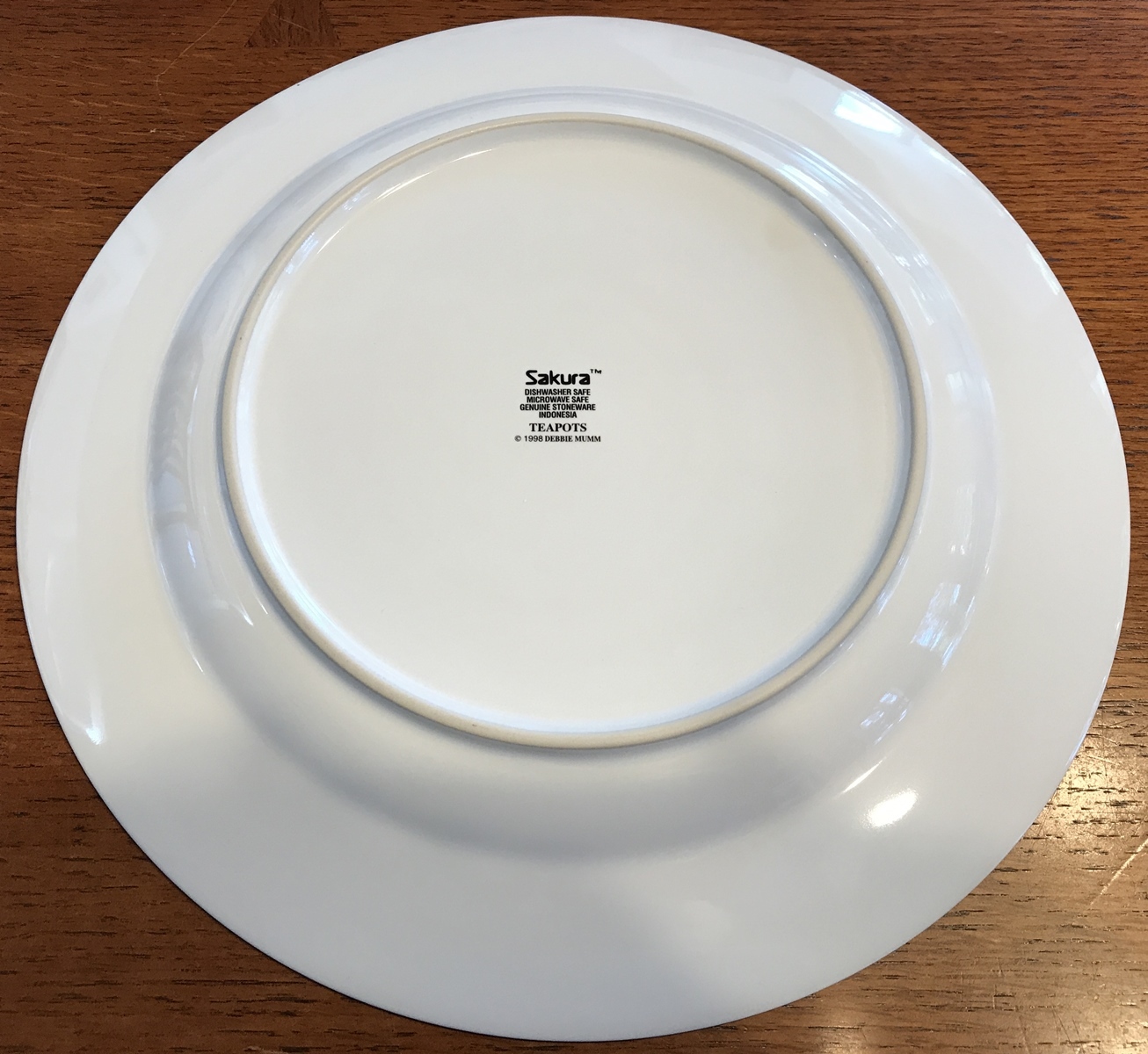Sakura Teapots Chop Plate/Round Platter Debbie Mumm 1998